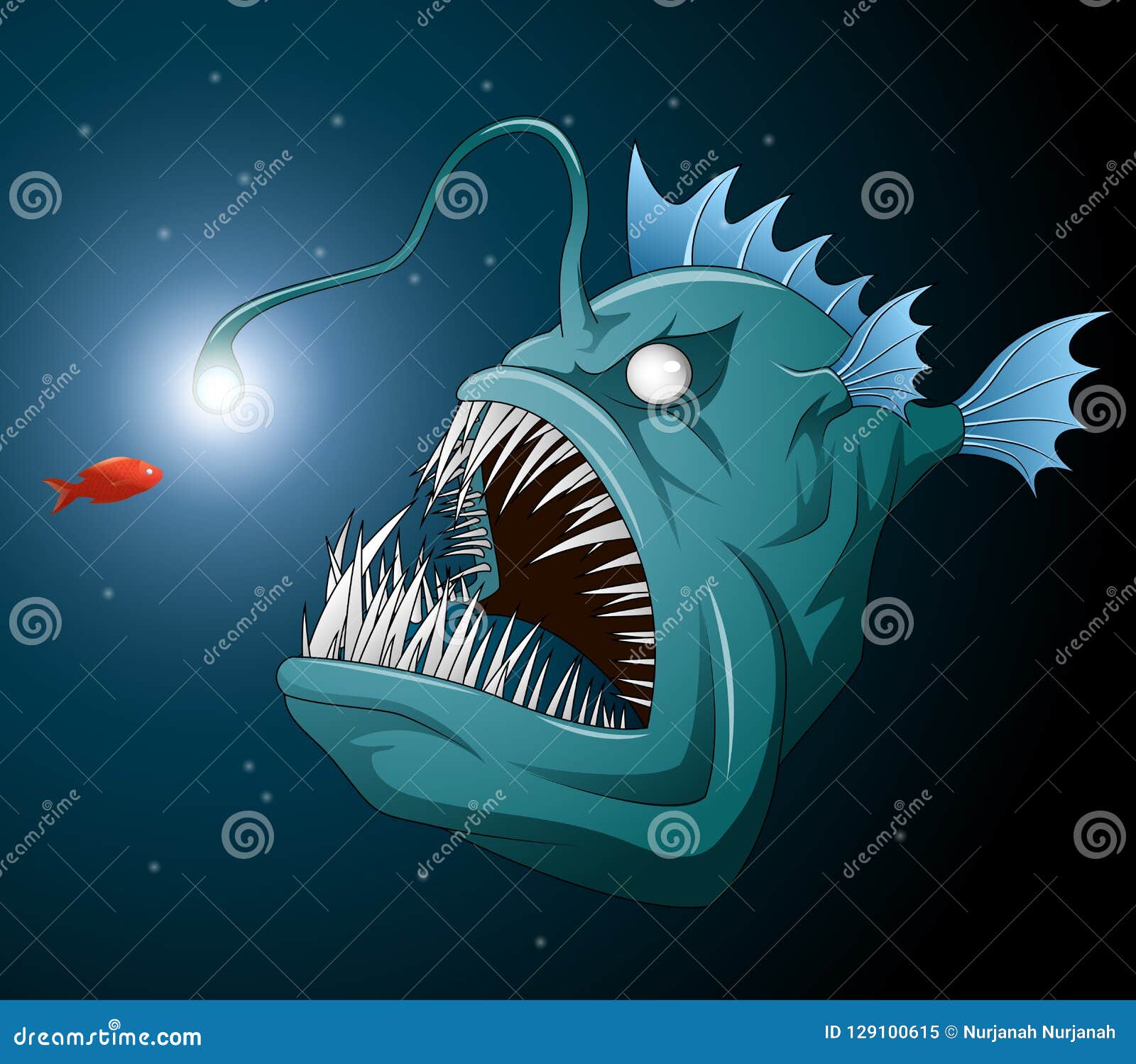 Anglerfish Stock Illustrations – 720 Anglerfish Stock Illustrations,  Vectors & Clipart - Dreamstime