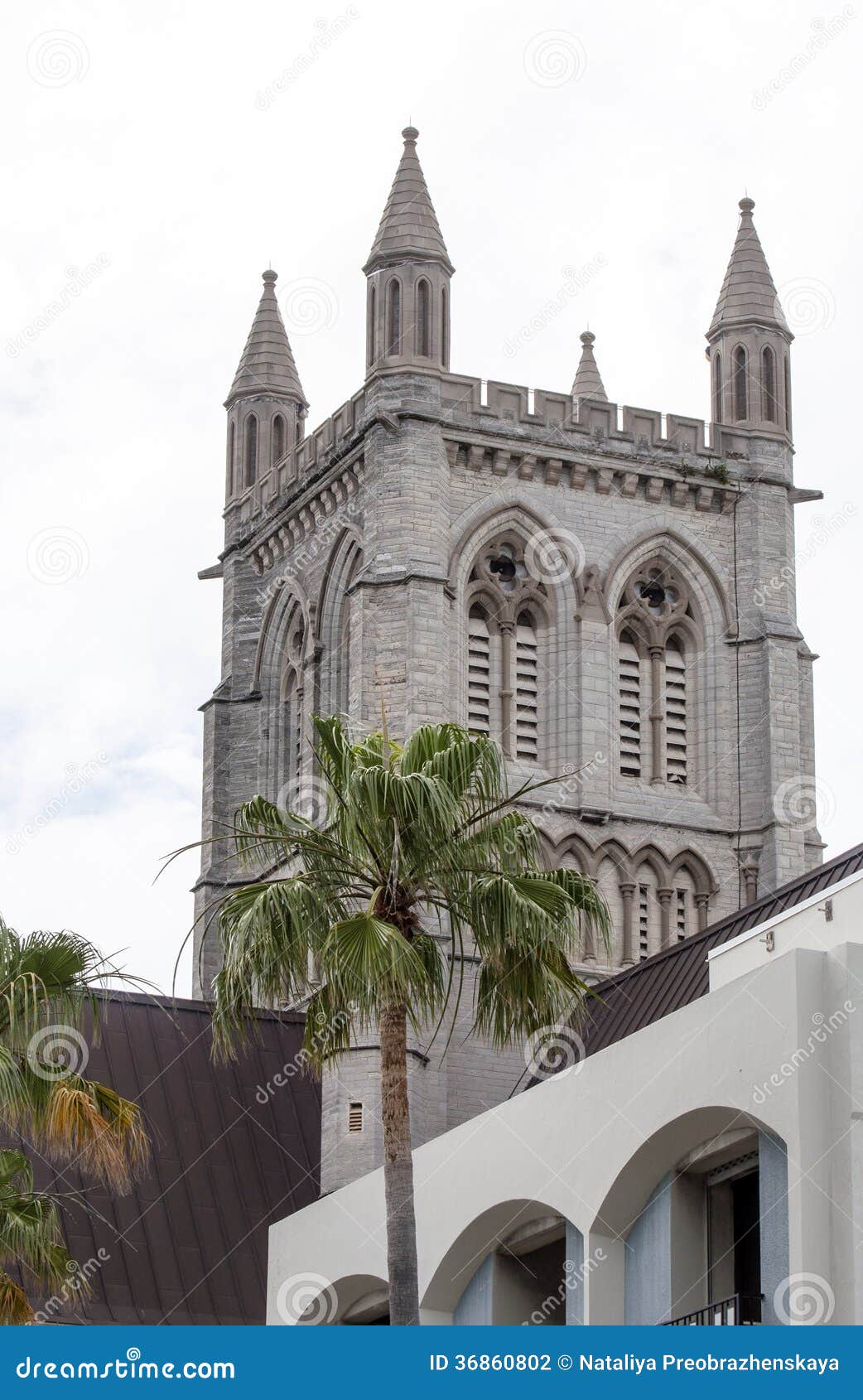 Anglican Cathedral in Hamilton Stock Photo Image of monument