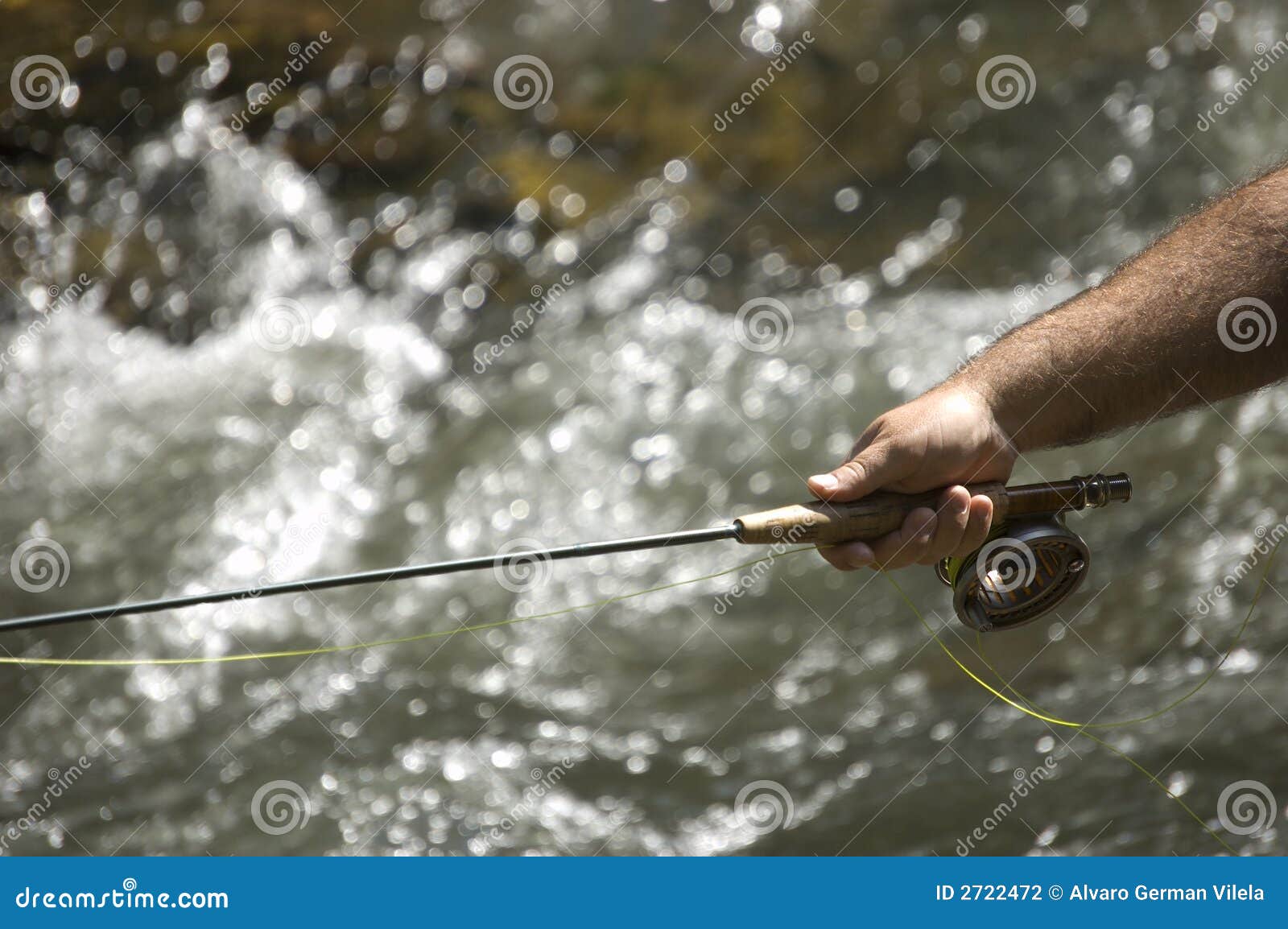angling on the river