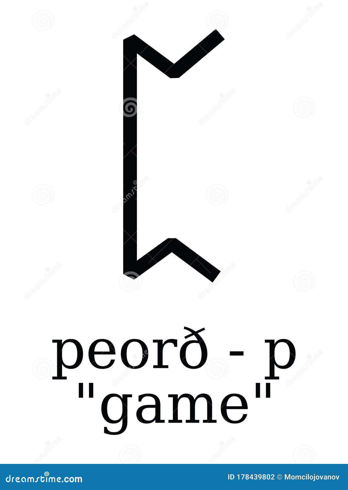 futhorc runes letter of peorÃÂ° p