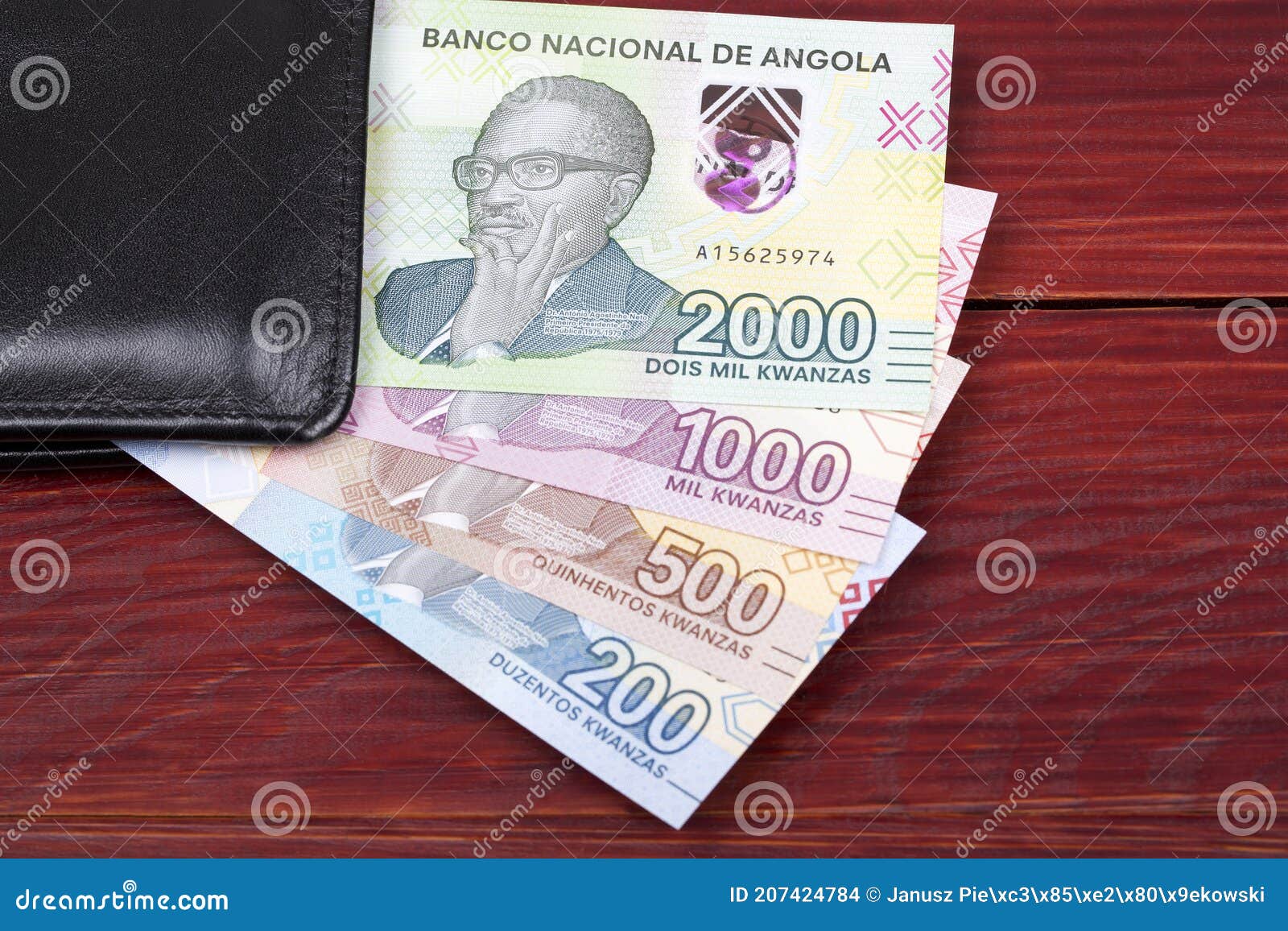 angolan money - kwanza a new series of banknotes