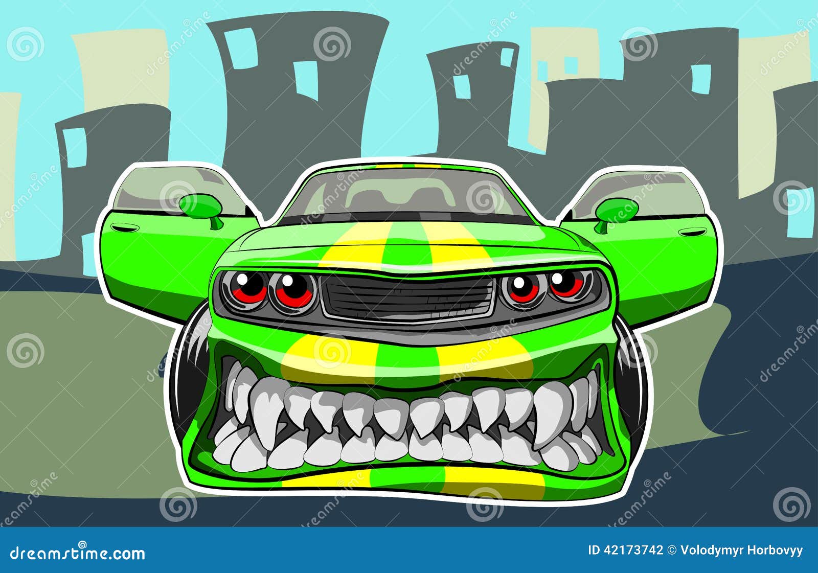 angry car