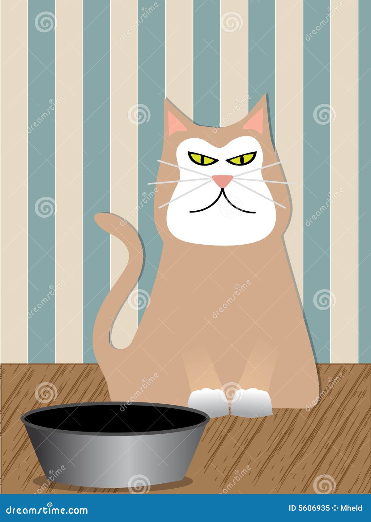 Isolated kitty angry stock vector. Illustration of design - 196460984