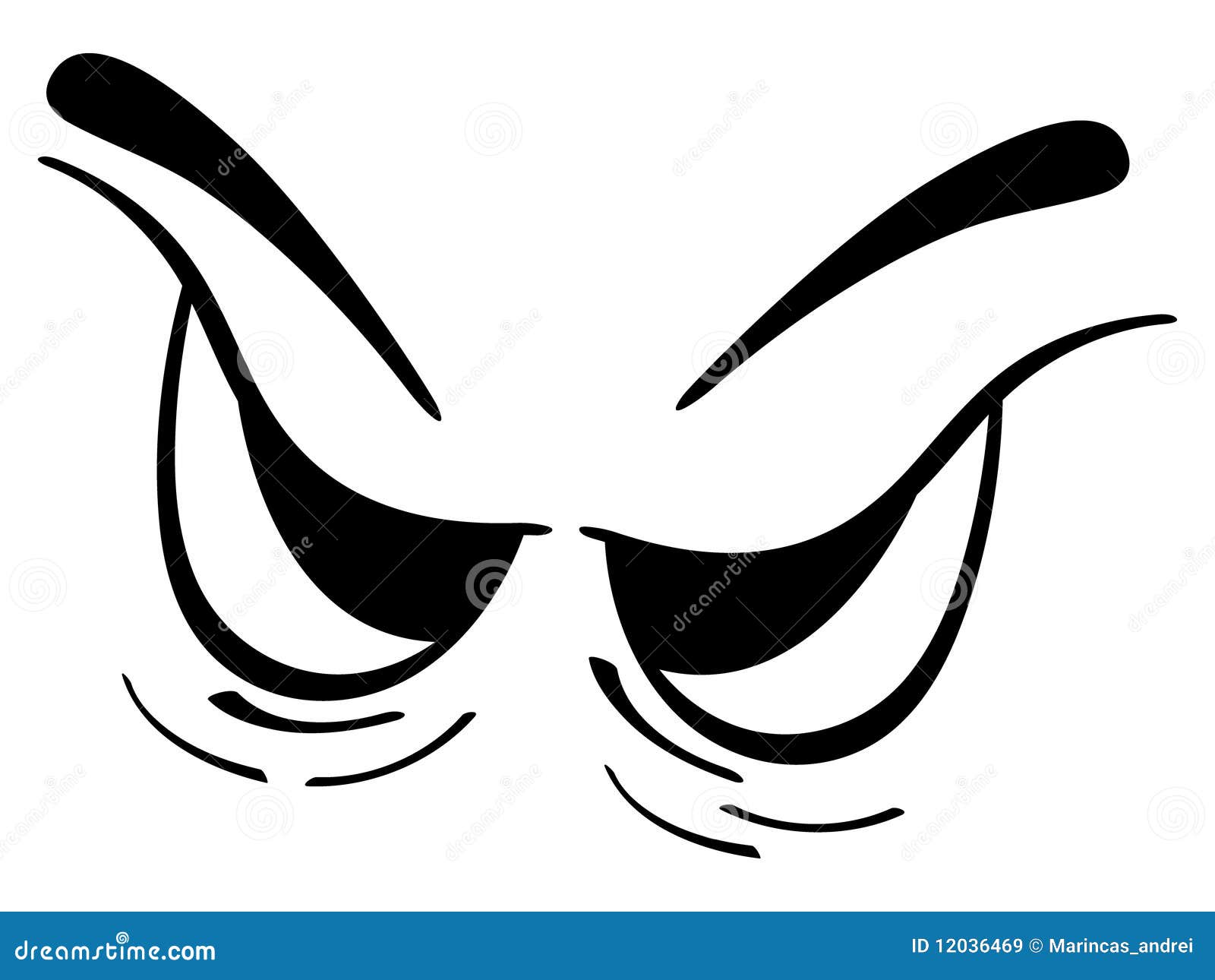 Angry Face Royalty Free Stock Images - Image: 12036469