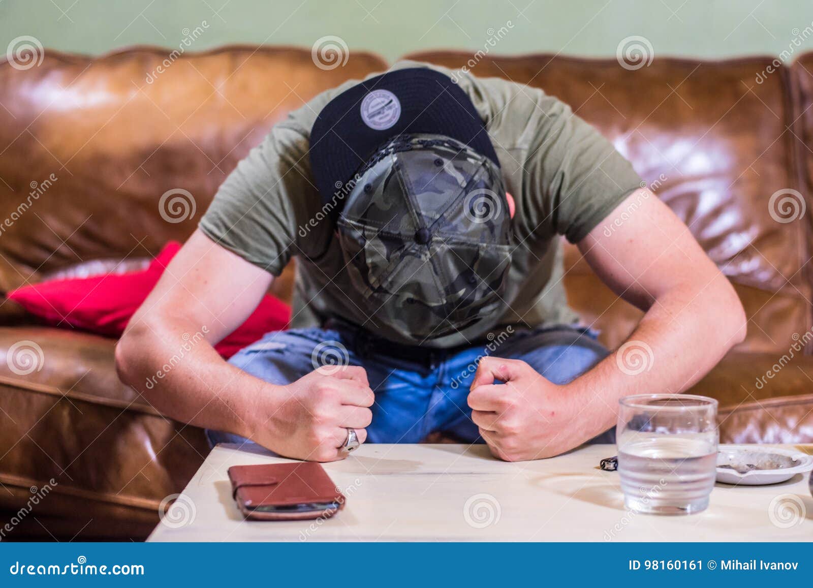 Angry Gamer Slamming His Fists On The Table Stock Image Image Of Fail Close 98160161