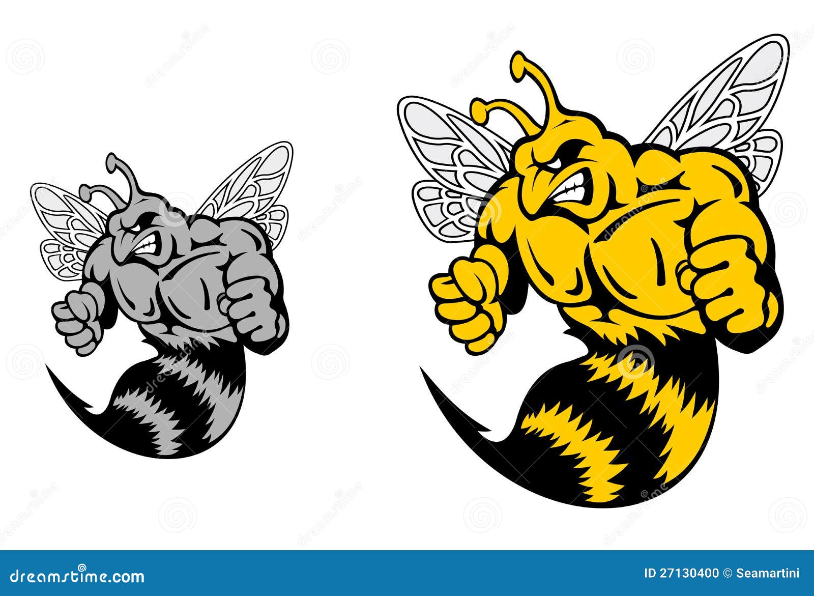 clipart yellow jacket bee - photo #34