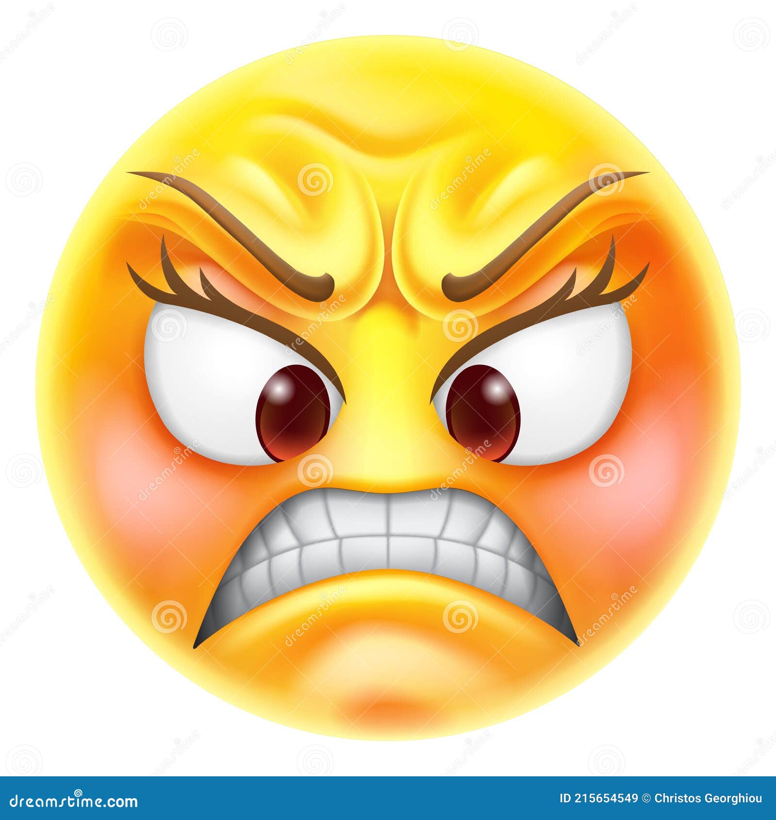 Angry Jealous Mad Hate Emoticon Cartoon Face Stock Vector Illustration of emogy, icons 215654549