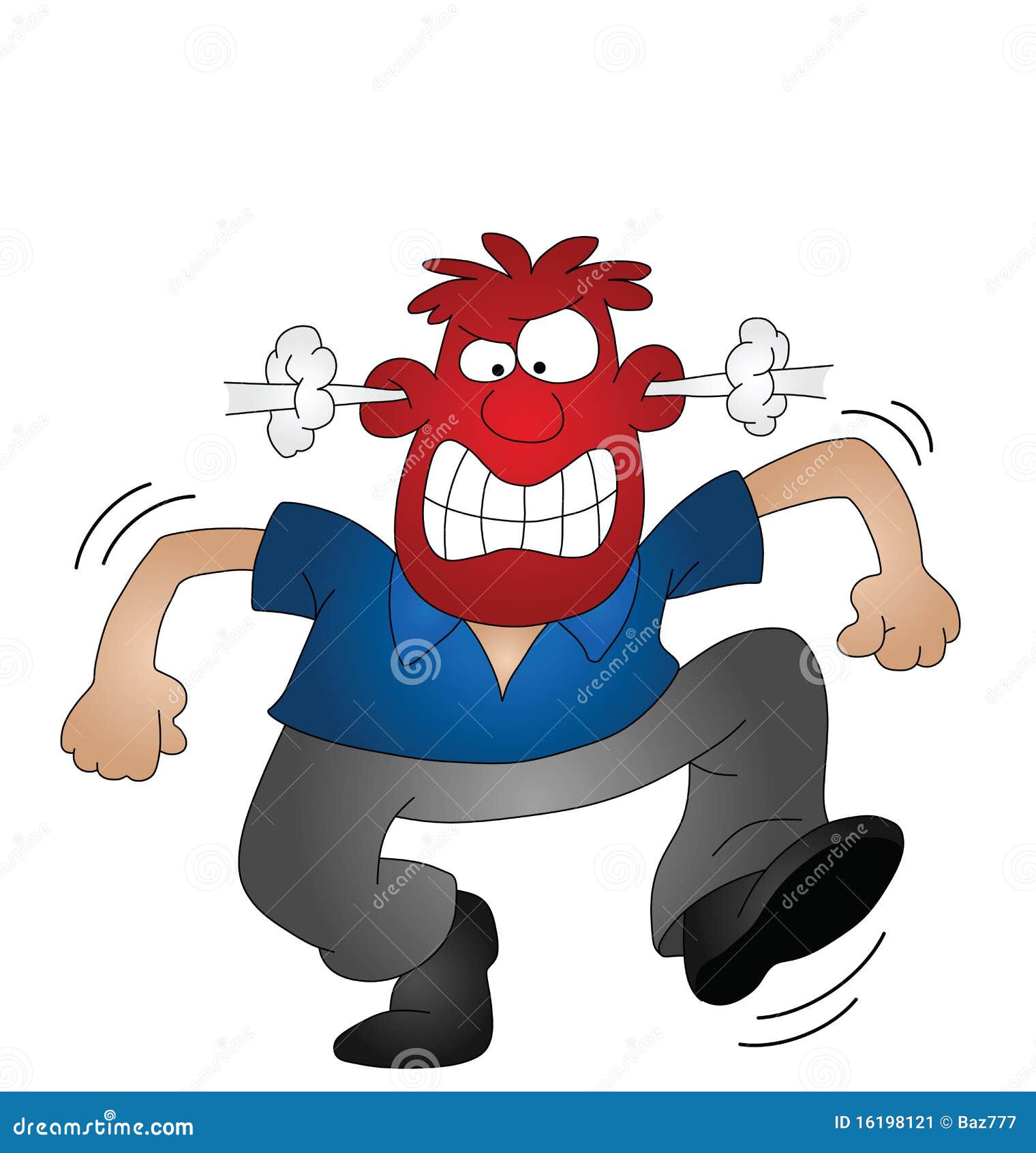 annoyed person clipart