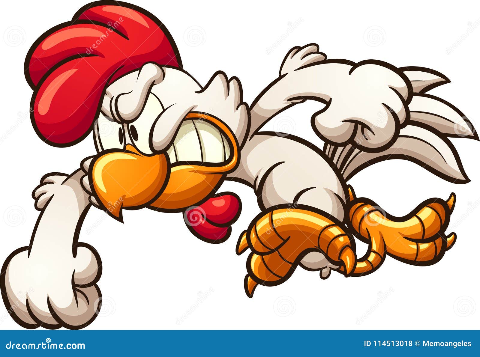 Chicken Leg Cartoon Vector | CartoonDealer.com #38093621