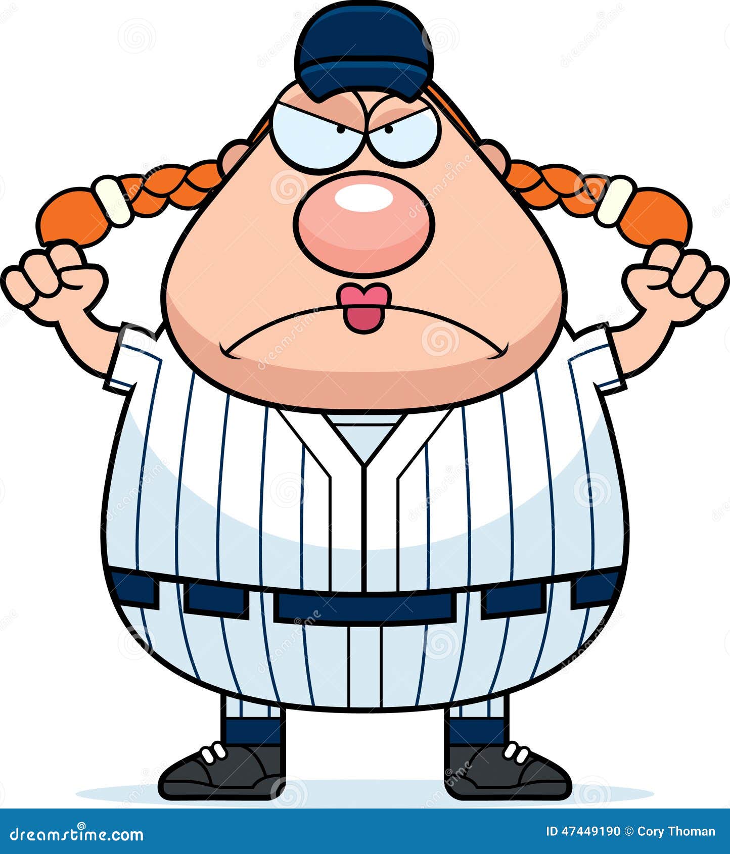 Angry Softball Player stock vector. Illustration of softball 47449190