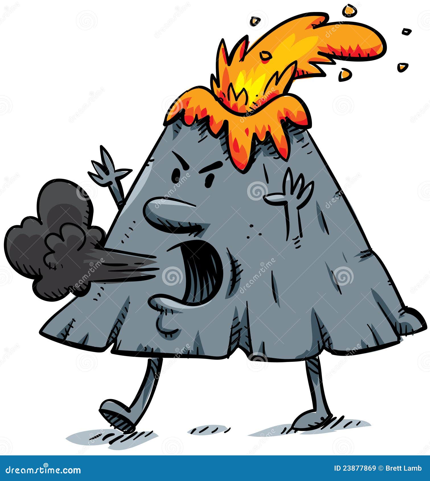 Angry Volcano Royalty Free Stock Images - Image: 23877869