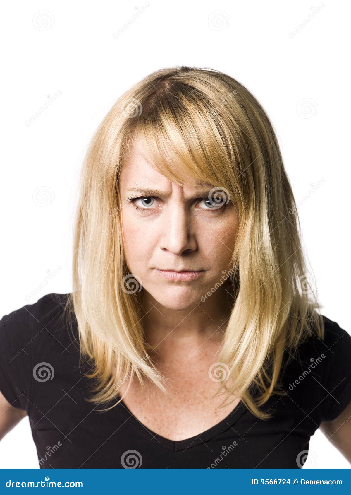 Angry woman stock photo. Image of angry, white, expression - 9566724