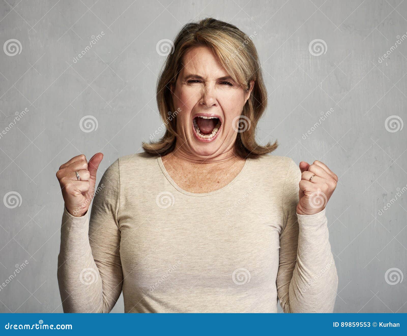 Angry Woman Stock Image Image Of Adult Female Crying 89859553