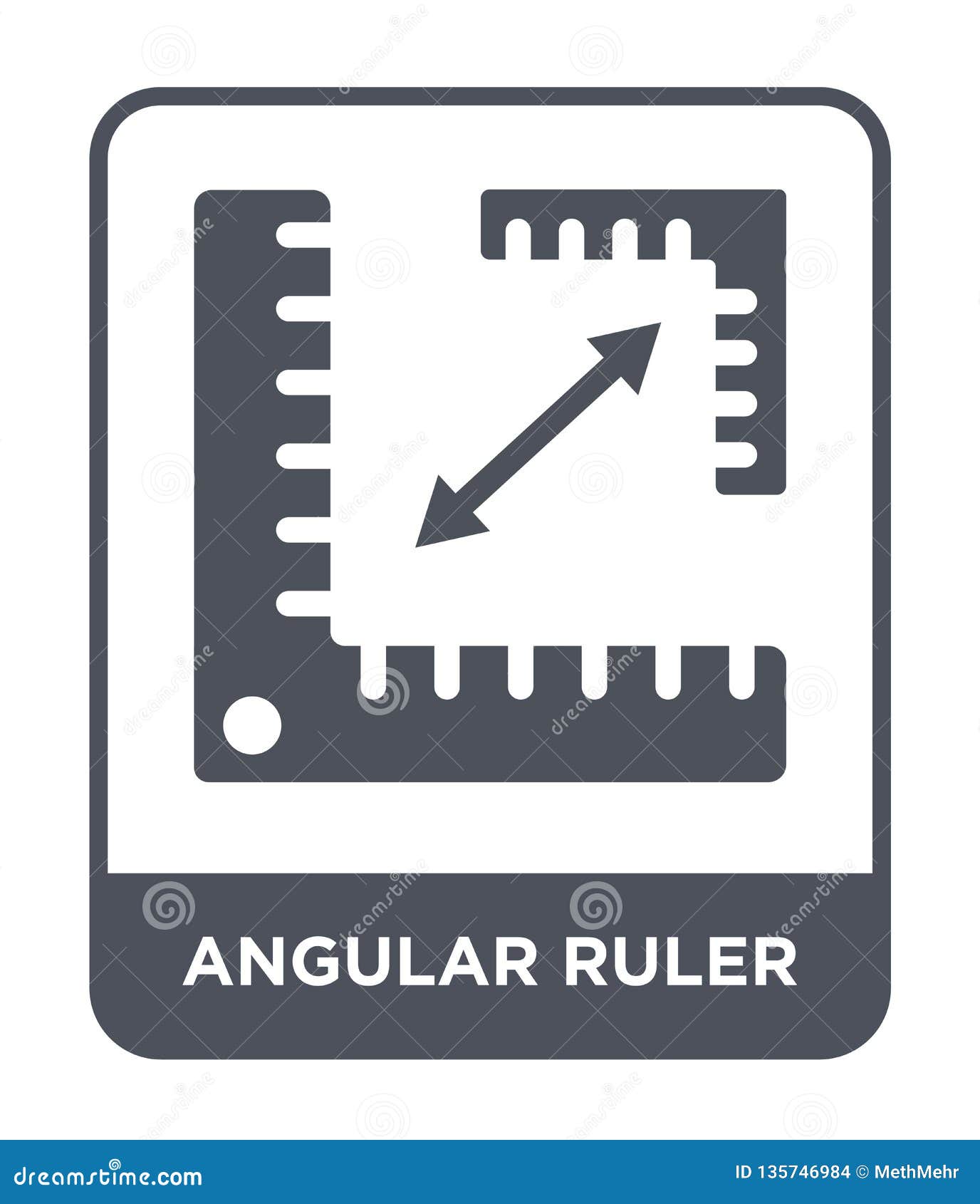 Download Angular Ruler Icon In Trendy Design Style. Angular Ruler ...
