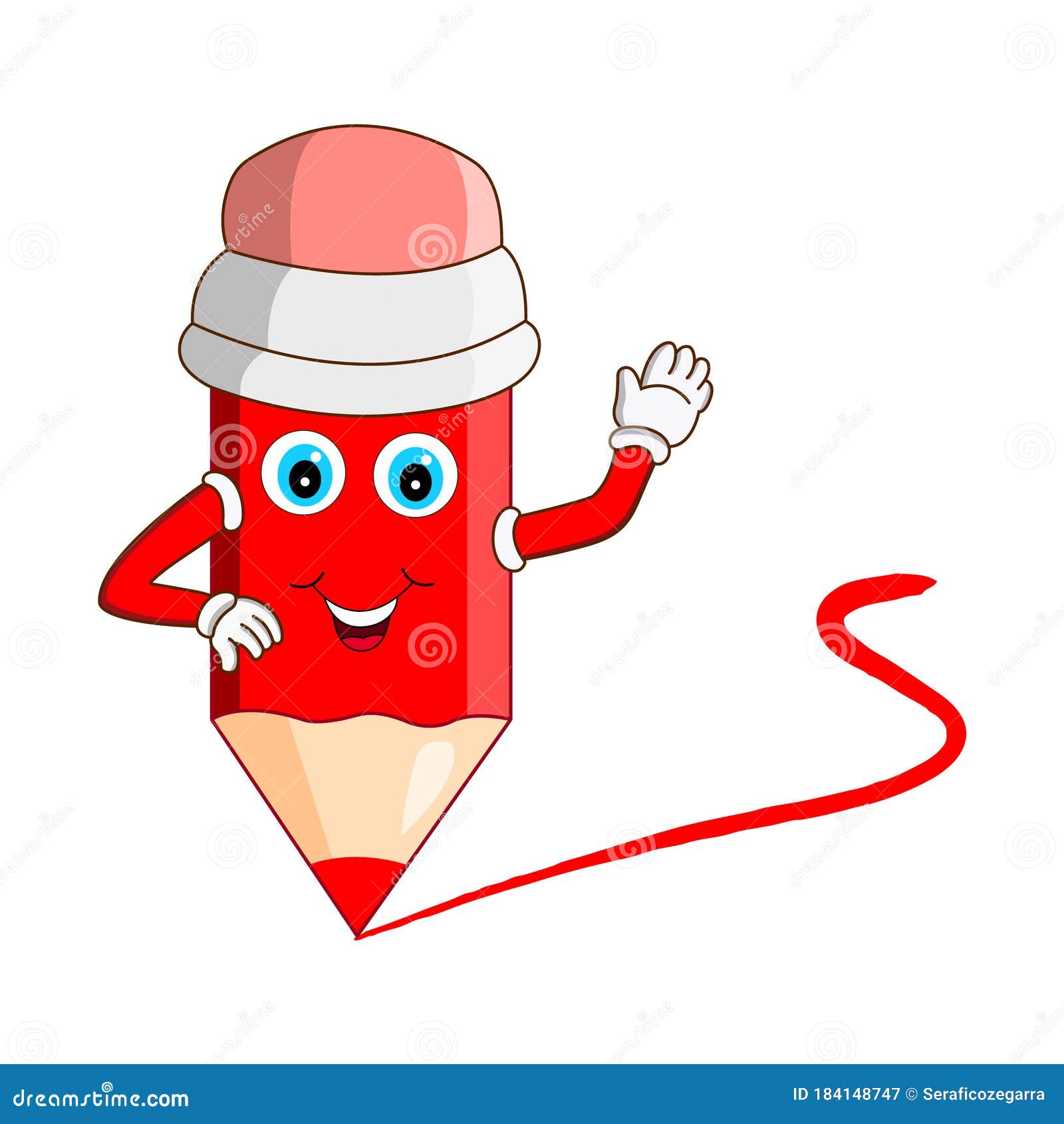 Anillado Y Escritura De Lápiz Rojo Animado Ilustración del Vector - Ilustración de sonrisa, historieta: 184148747 Anillado Y Escritura De Lápiz Rojo Animado Ilustración del Vector - Ilustración de sonrisa, historieta: 184148747