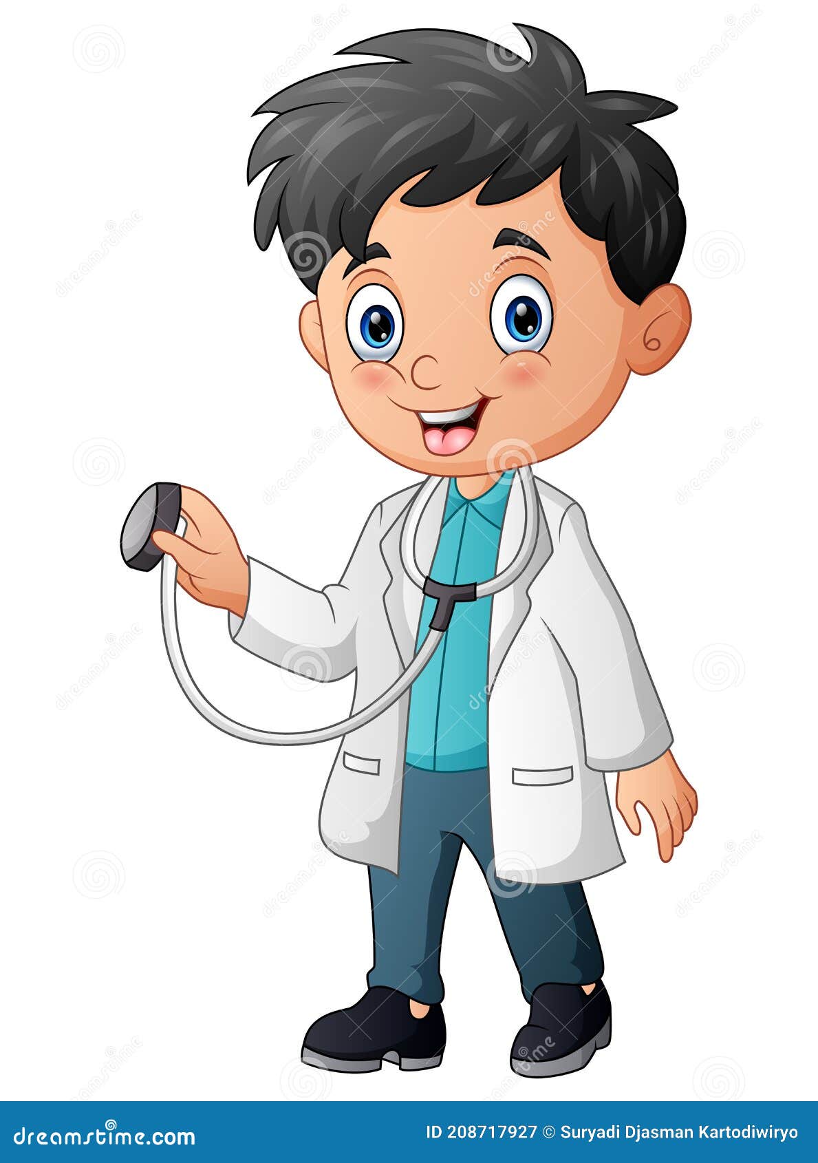Médico dos desenhos animados, médicos, médico, segurando a ilustração da  placa de grampo, mão, pessoas, relações públicas …