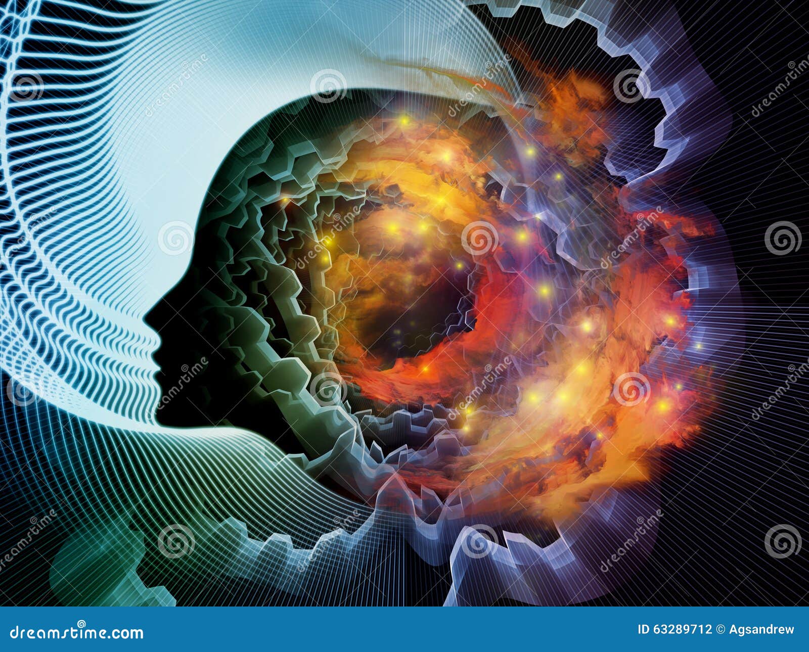 Anima e mente illustrazione di stock. Illustrazione di elemento - 63289712