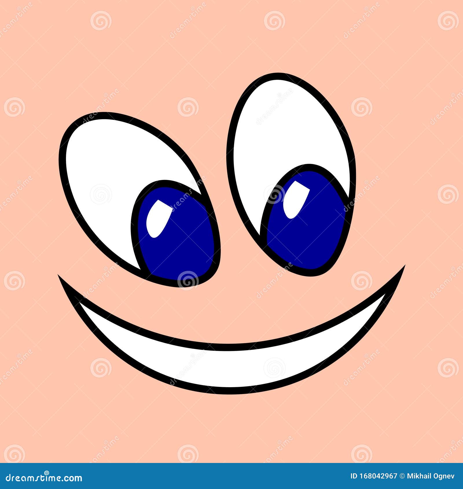 Animación Alegre Sonriente Con Los Ojos Ilustración del Vector - Ilustración de cara, humor: 168042967 Animación Alegre Sonriente Con Los Ojos Ilustración del Vector - Ilustración de cara, humor: 168042967