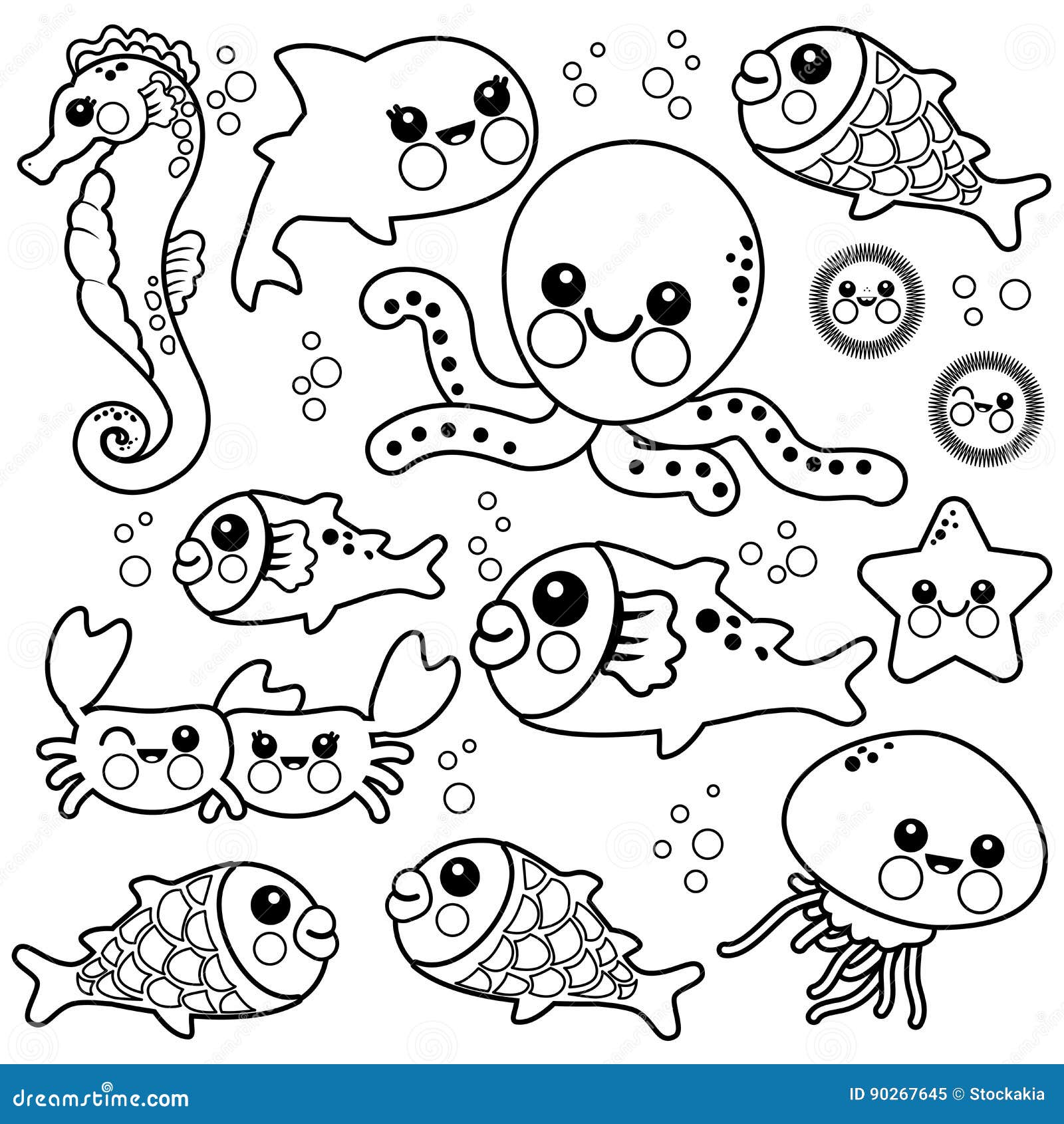 desenhos para colorir de animais do oceano para imprimir 6630730