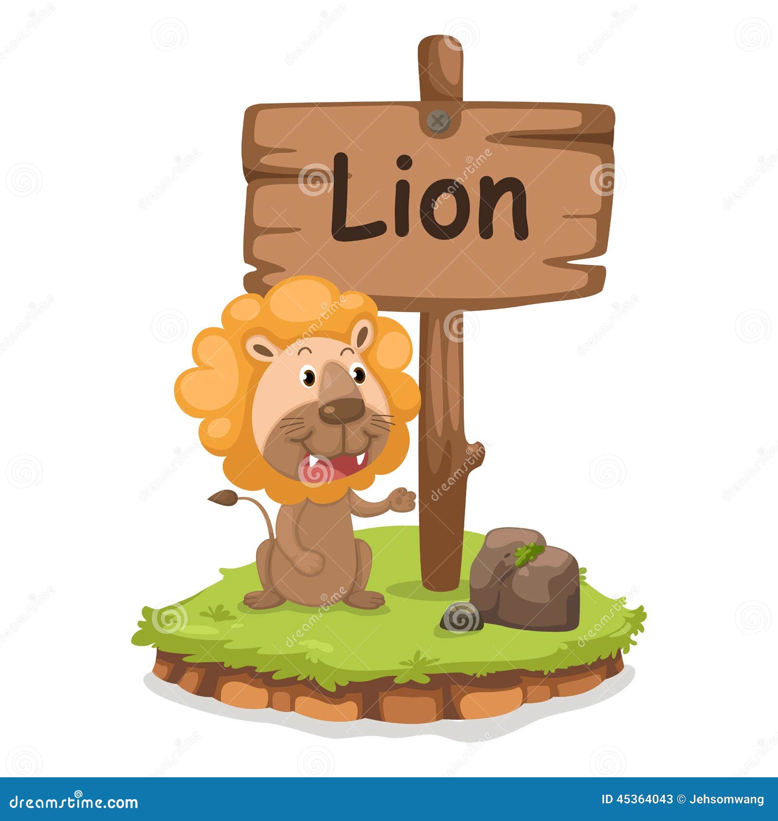 Animal Alphabet Letter L For Lion Illustration Vector Illustration 45364043 - Megapixl Animal Alphabet Letter L For Lion Illustration Vector Illustration 45364043 - Megapixl