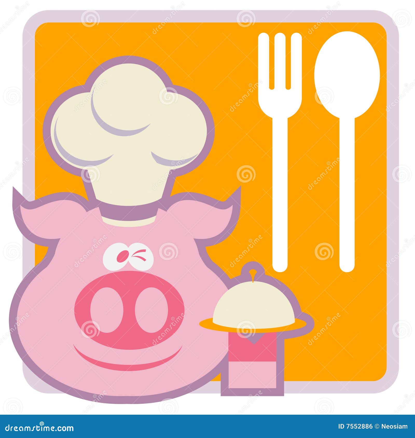 Animal Chef Restaurant Sign Stock Vector - Illustration of kitchen