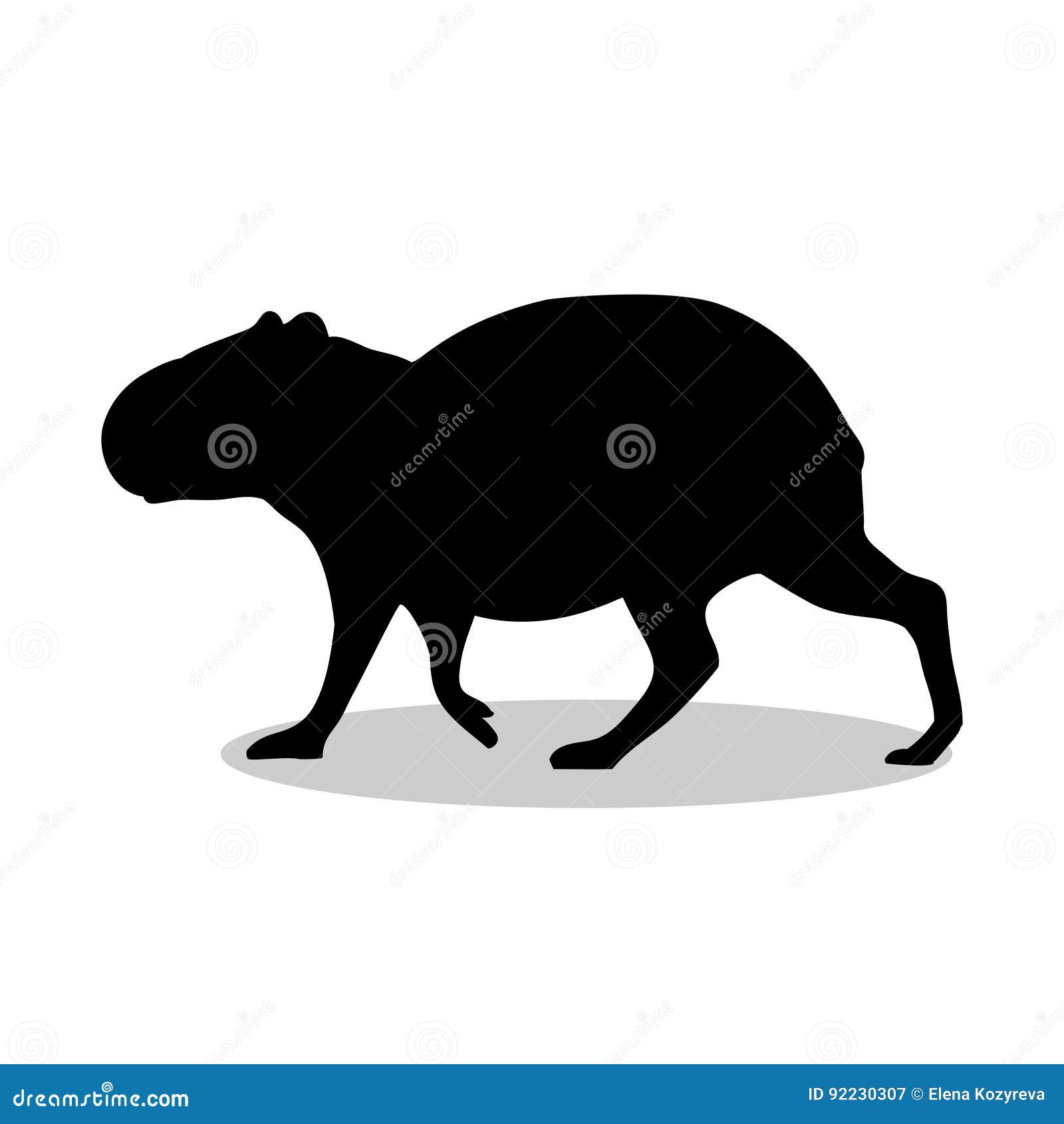 Vetores de Capivara Ilustração De Cores Vetoriais De Capivara Desenho De Um  Animal Em Estilo Desenho Animado e mais imagens de Capivara - iStock