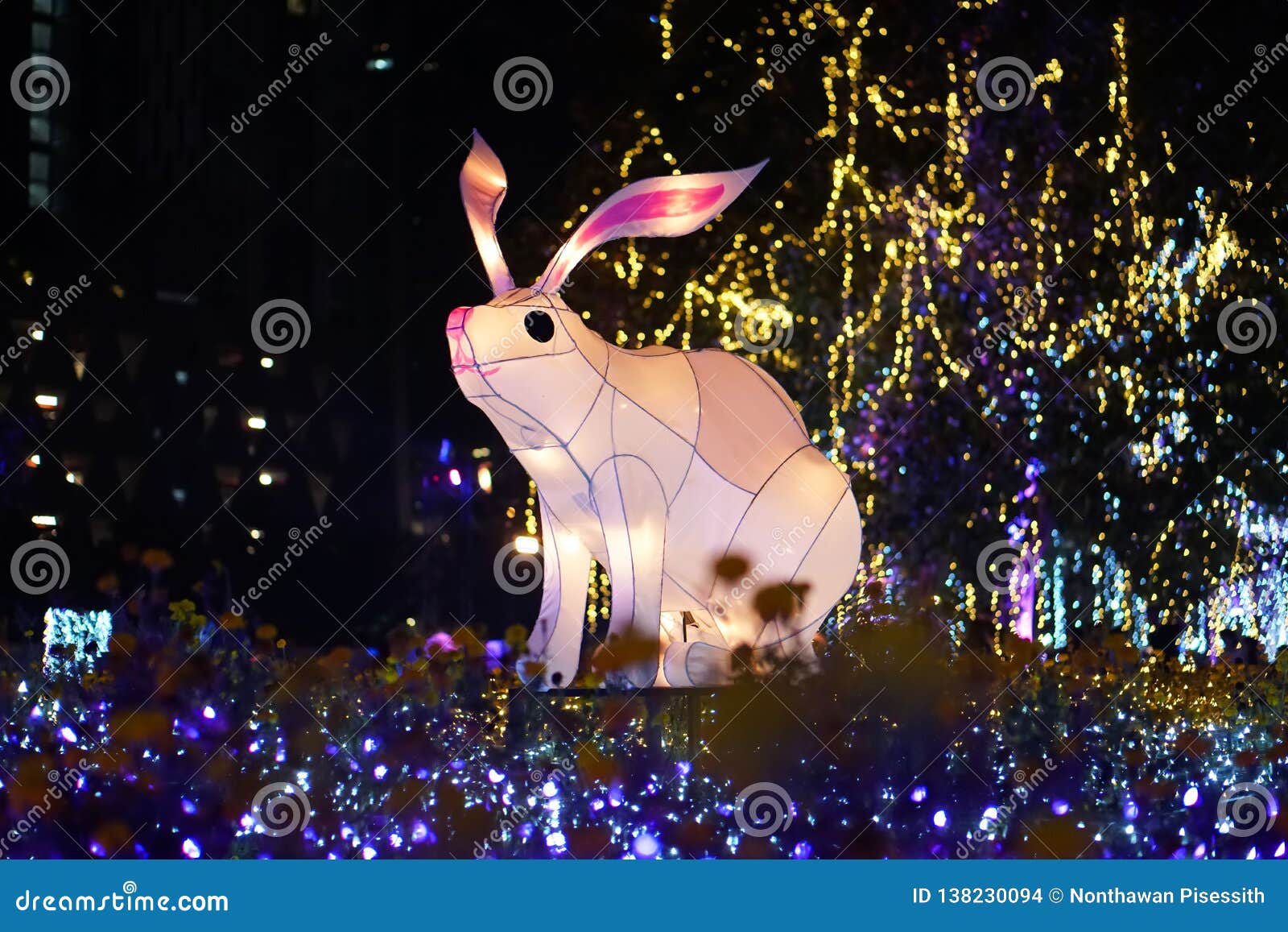 Animal Decoration Lighting Art Stock Photo Image of animal, animals