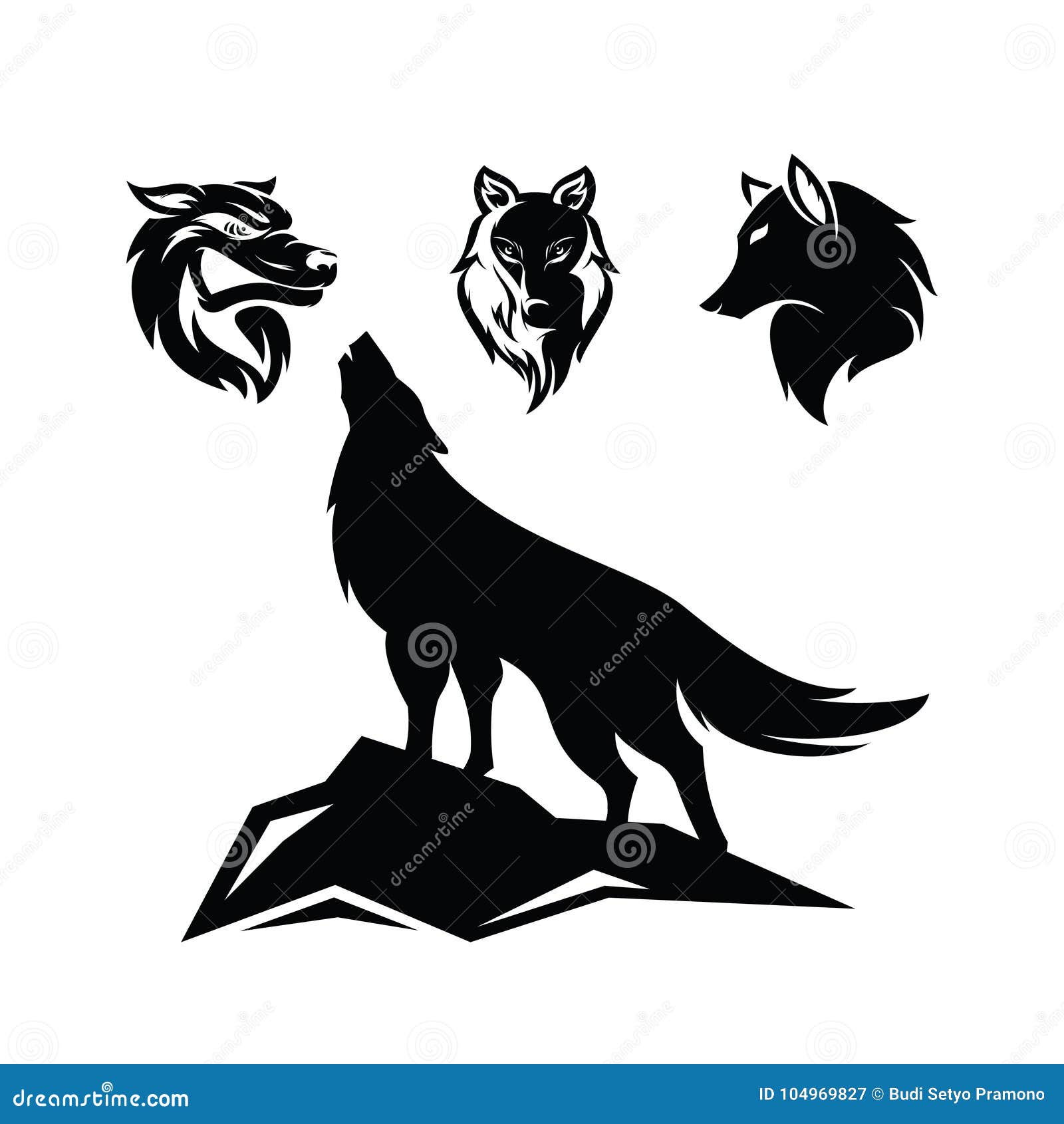 Wolf Logo Vector Stock Illustration Illustration Of Mascot