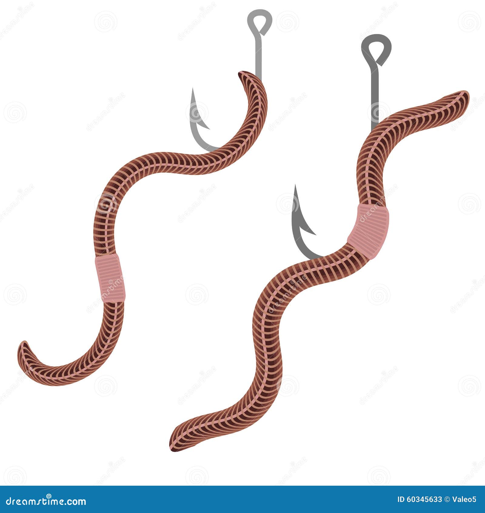 Animal Earth Red Worms for Fishing Stock Vector - Illustration of insect,  dirt: 60345633