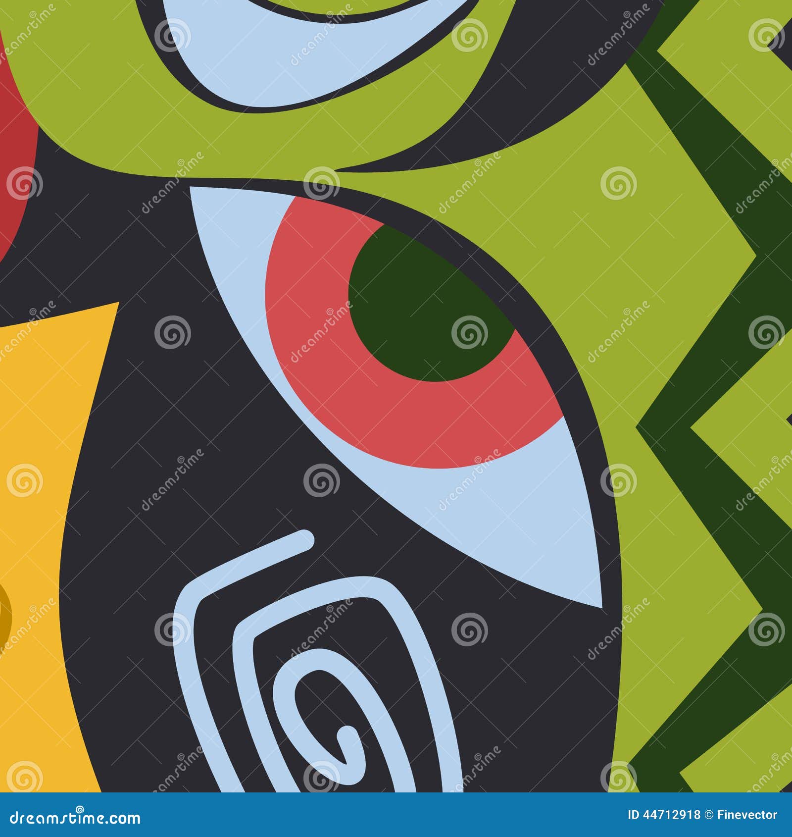 Download Animal Eye. Color Vector Illustration. Stock Vector - Illustration of blue, black: 44712918