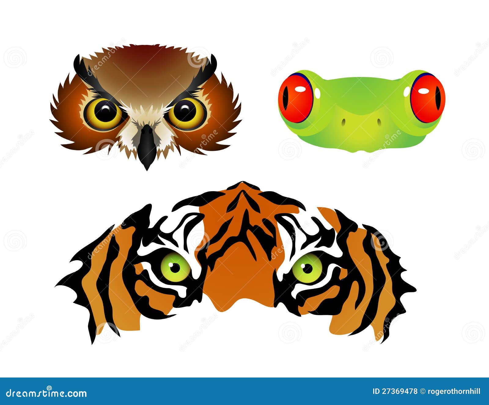 Download Animal Eyes stock vector. Illustration of animal, prey - 27369478