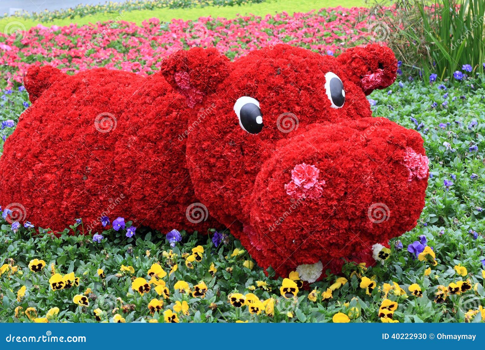 Animal flower design stock photo. Image of decoration 40222930