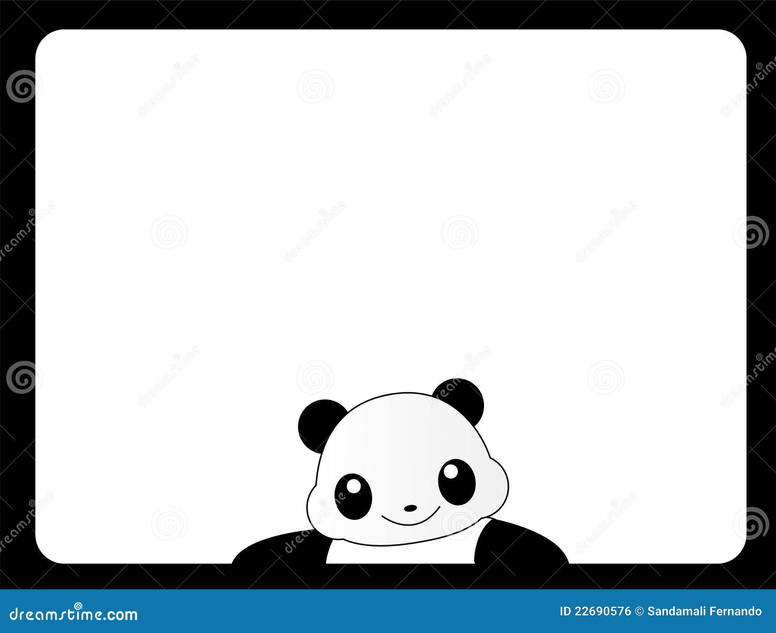 clipart panda frame - photo #18