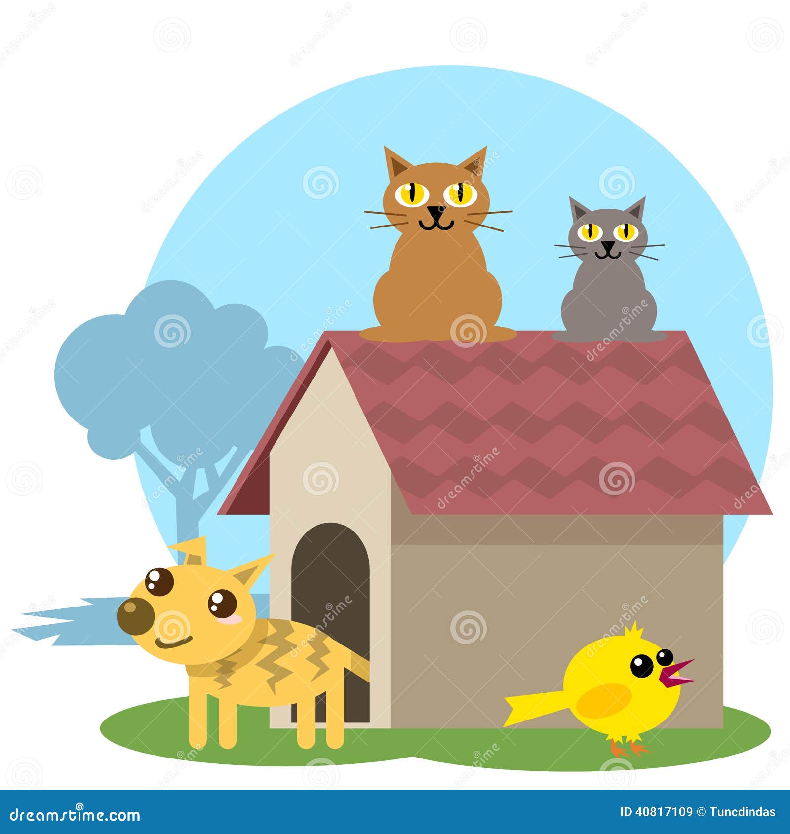Animal house 01 stock vector. Illustration of house, life - 40817109 Animal house 01 stock vector. Illustration of house, life - 40817109