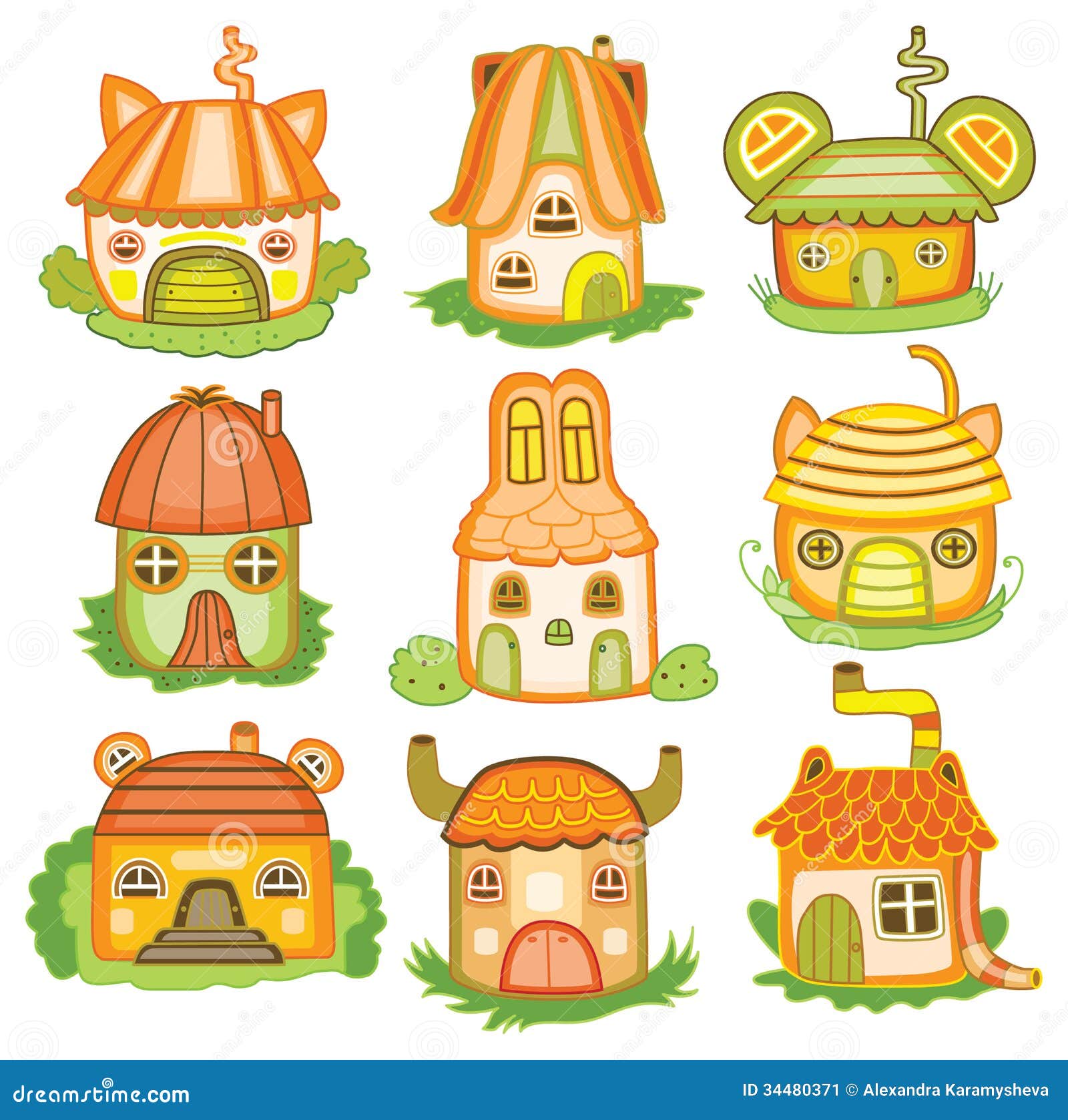 Animal Houses (vector Illustration) Stock Vector - Illustration of decoration, isolated: 34480371 Animal Houses (vector Illustration) Stock Vector - Illustration of decoration, isolated: 34480371