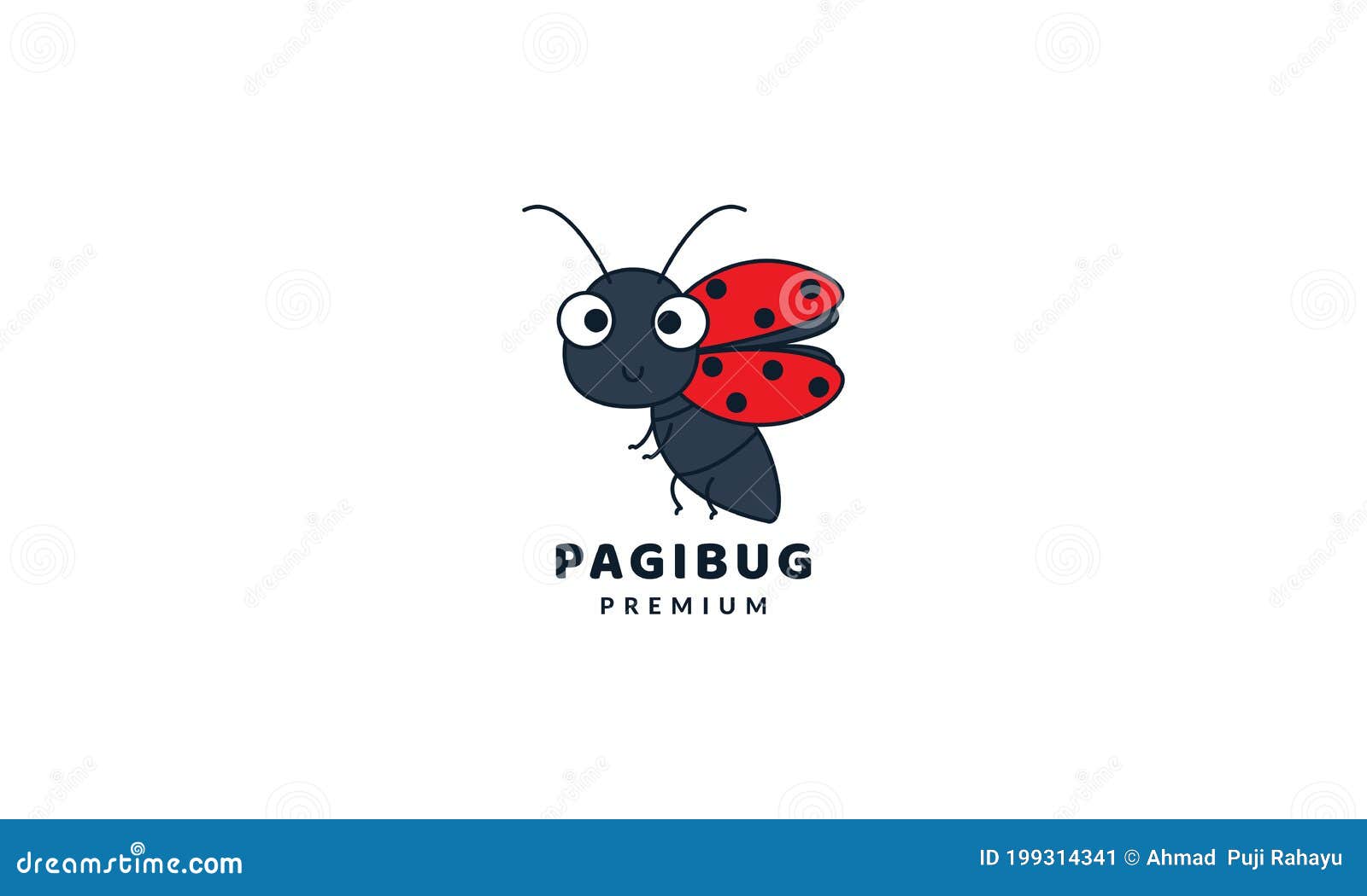 Free Vector  Flat design creative ladybug pattern