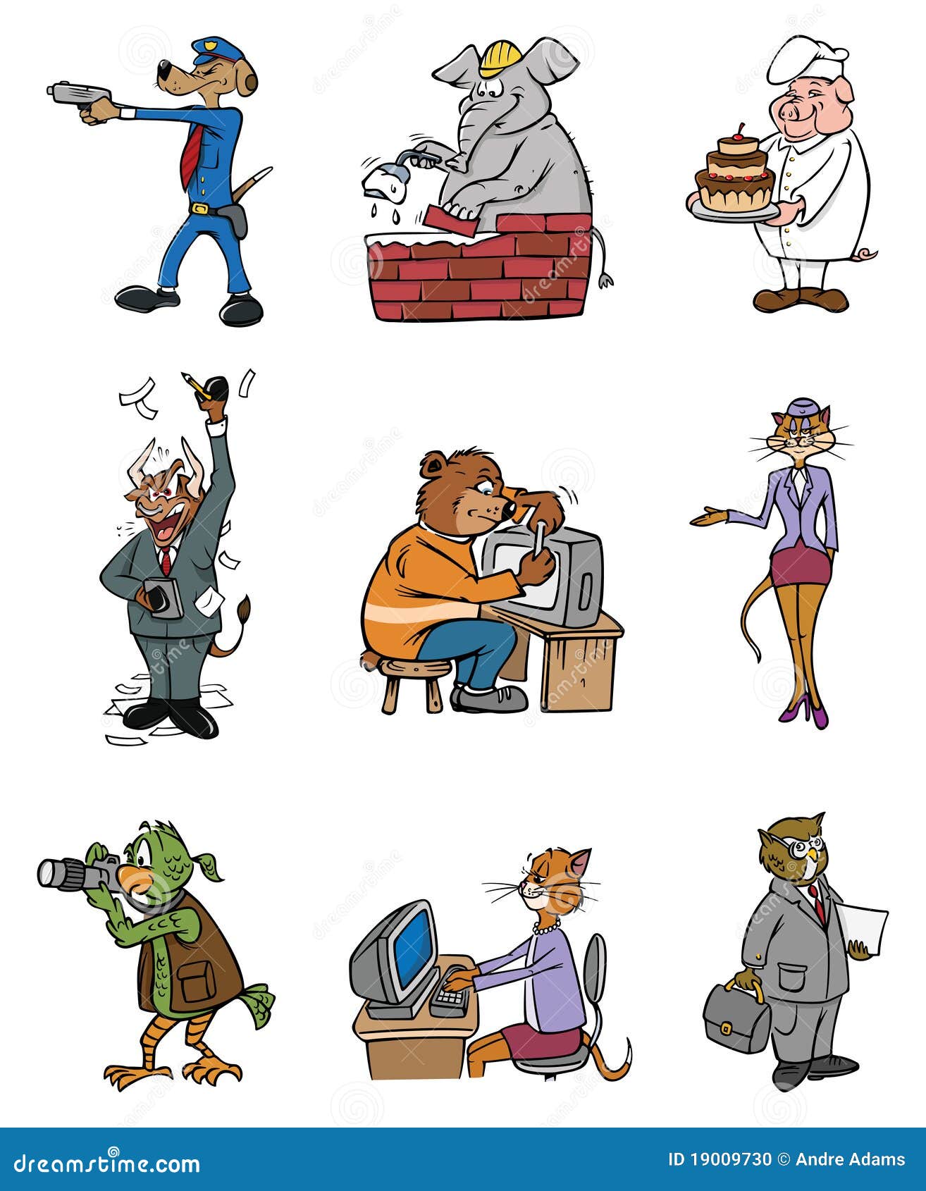 Animal Professions Stock Illustrations – 392 Animal Professions Stock  Illustrations, Vectors & Clipart - Dreamstime