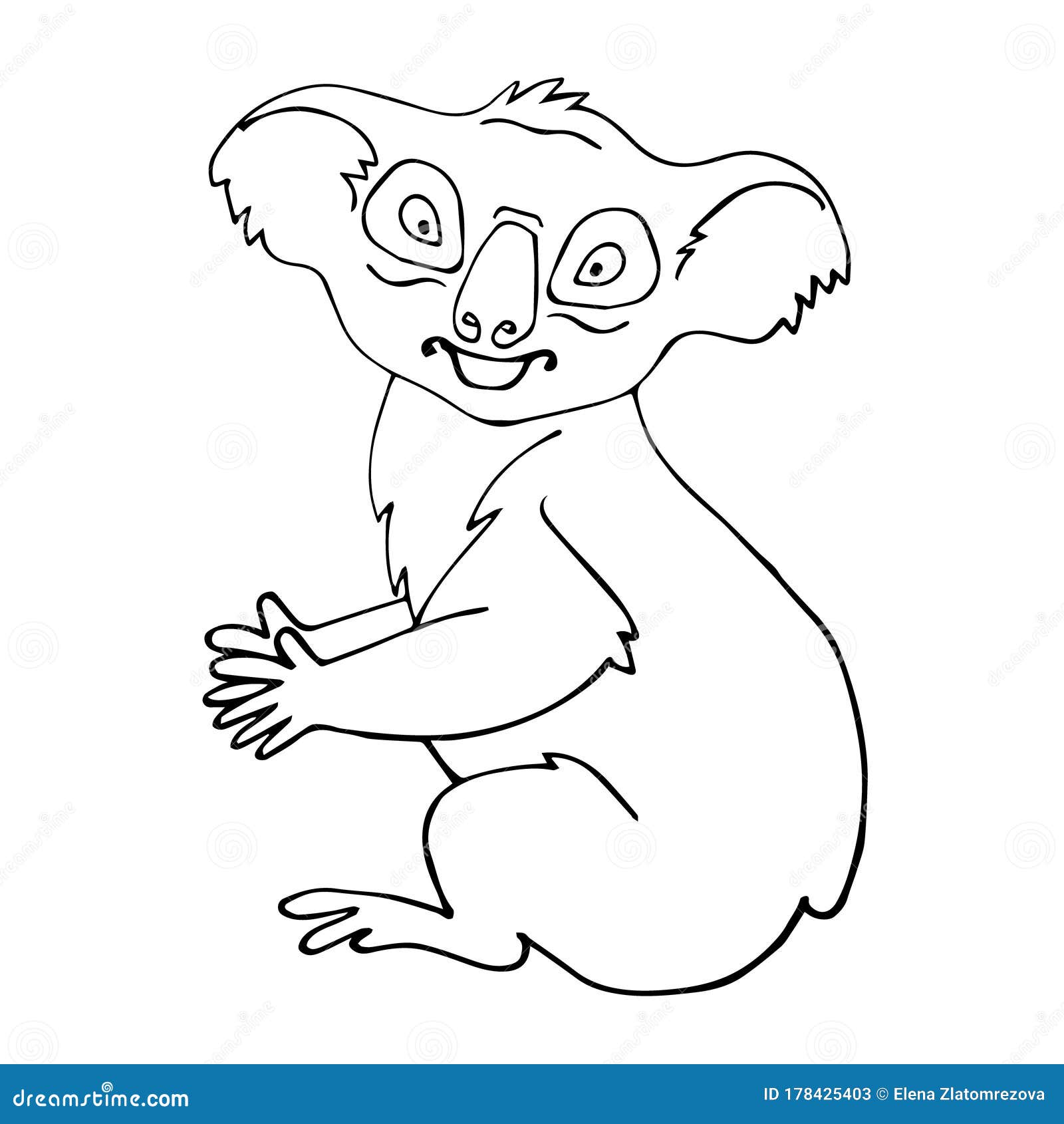 Animal Protection Day. Save the Animals, Save the Forest. Cute Cartoon  Little Koala Stock Illustration - Illustration of clipart, australian:  178425403