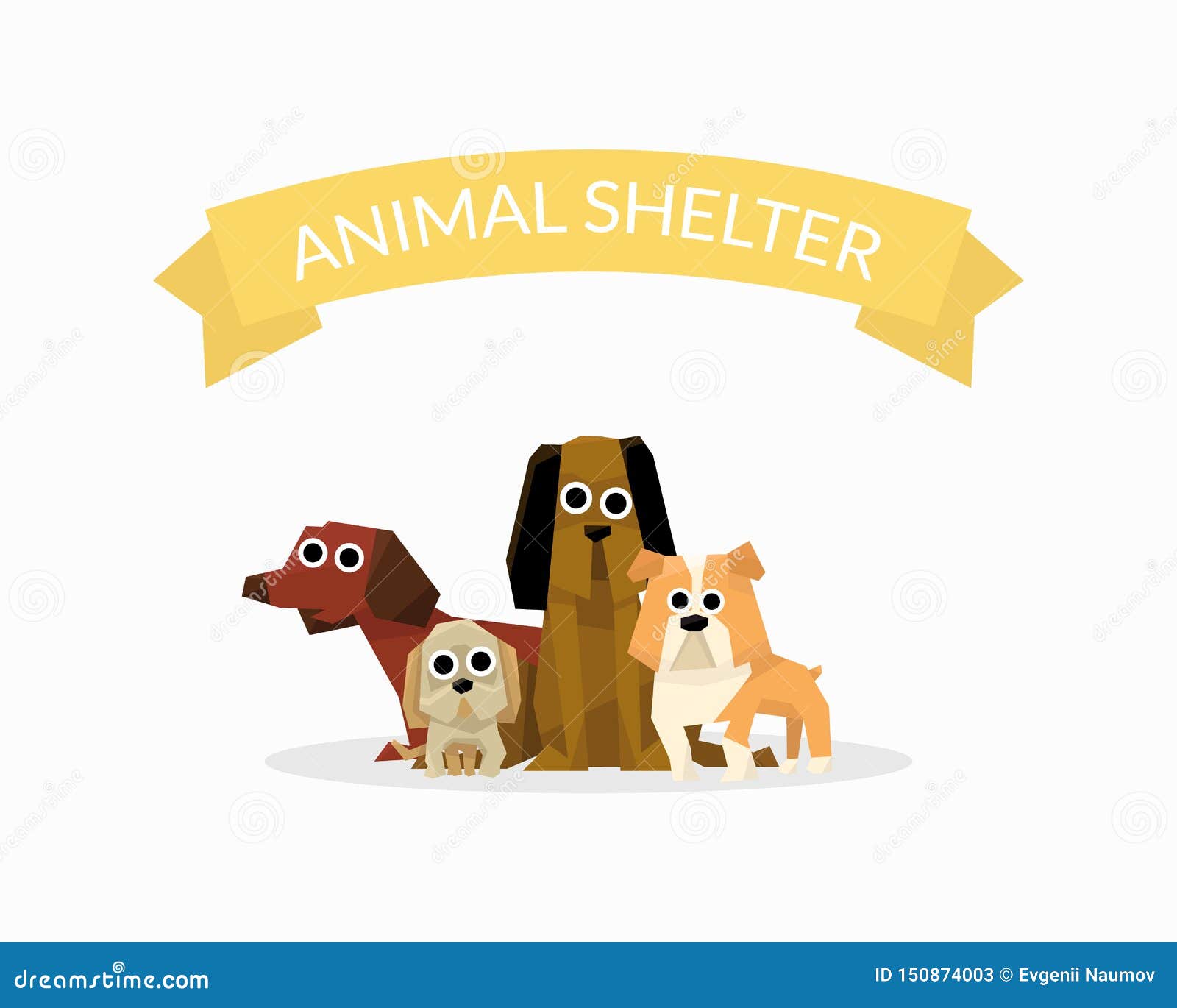 Animal Shelter Banner Template, Dog Help Poster, Pet Care, Adoption,  Donation Vector Illustration Stock Vector - Illustration of help, poster:  150874003