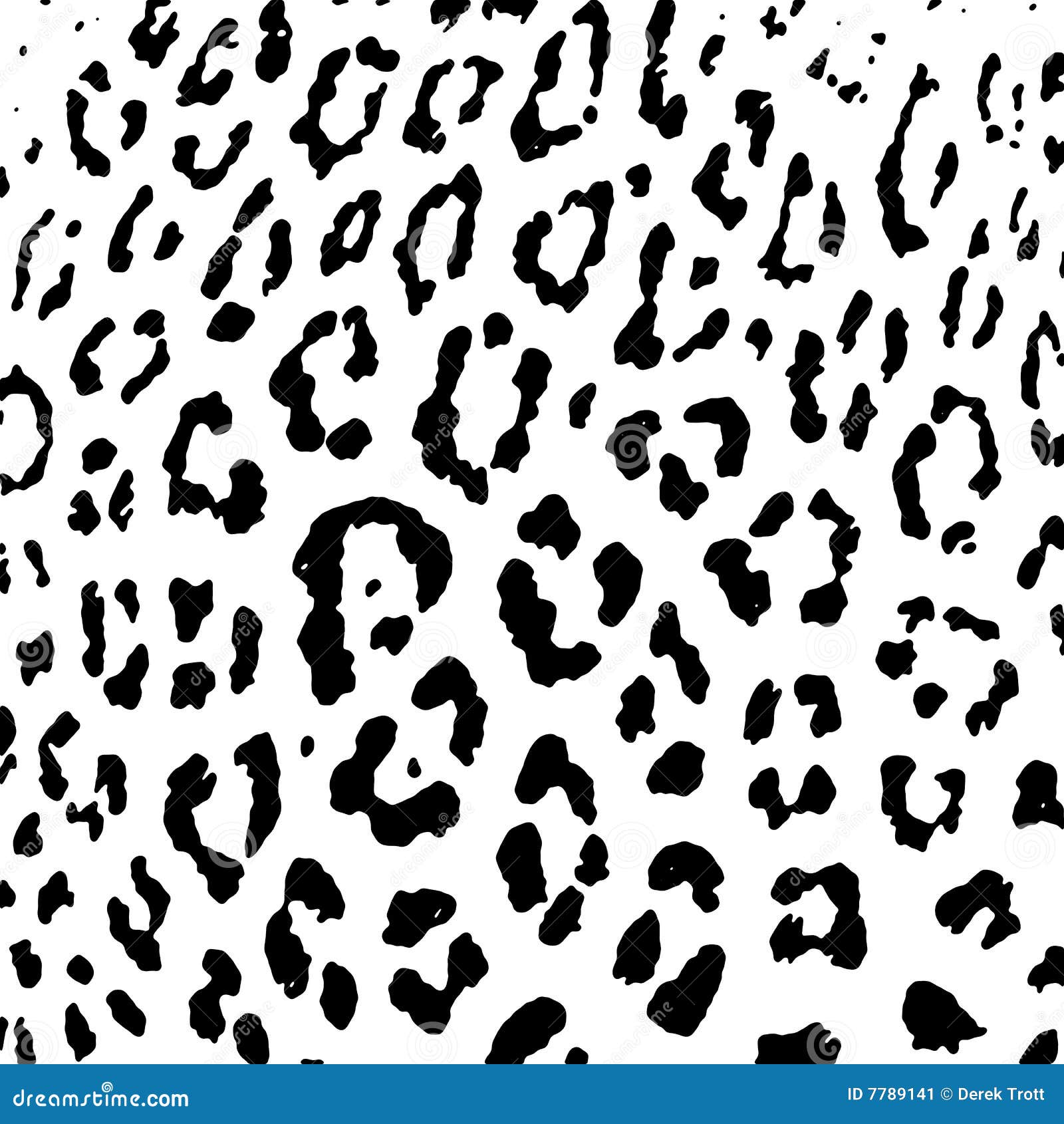 Leopard skin pattern stock illustration. Illustration of abstract - 7789141