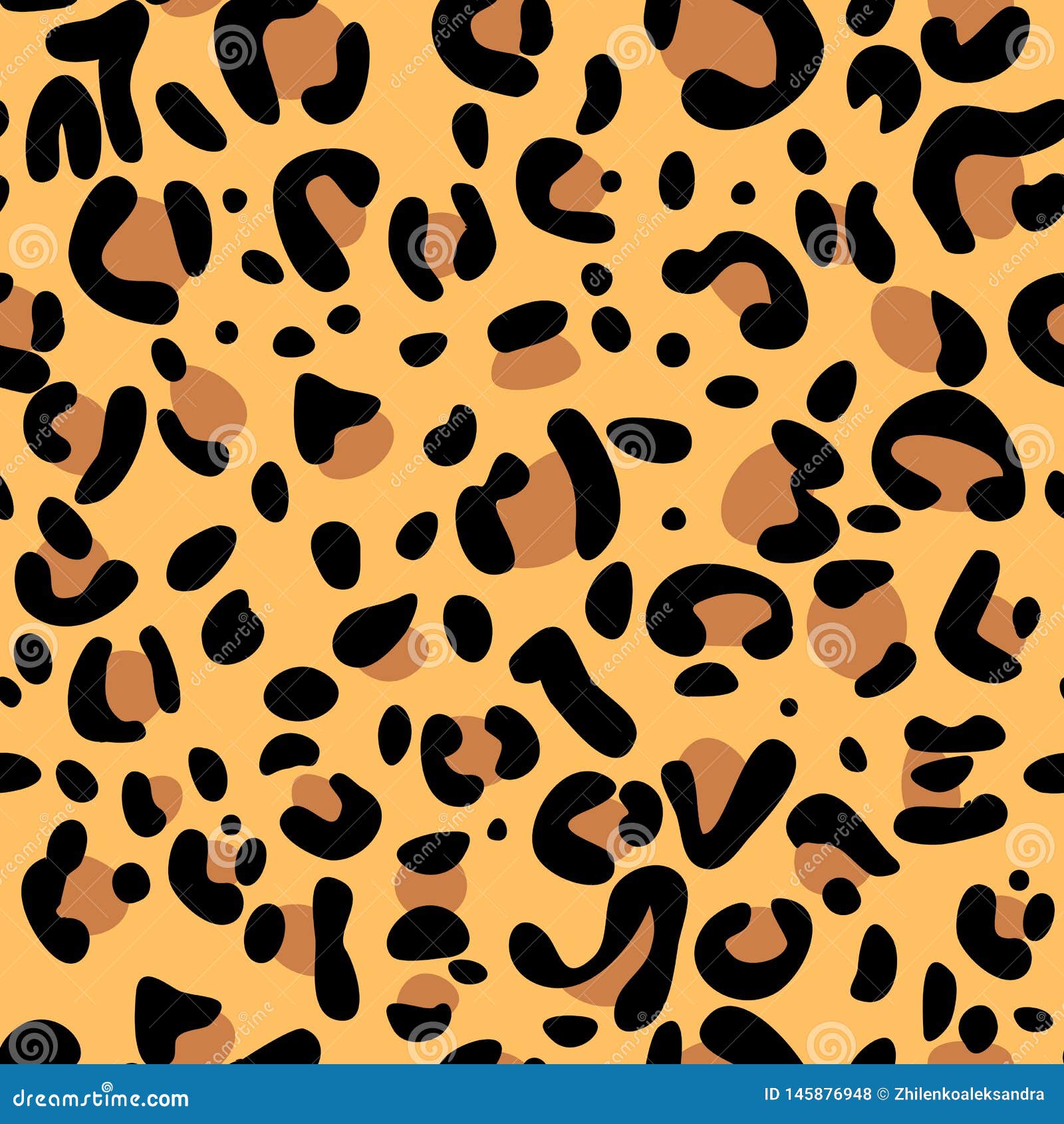 Download Animal Skin Seamless Leopard Pattern Vector Stock Vector - Illustration of imitation, cheetah ...