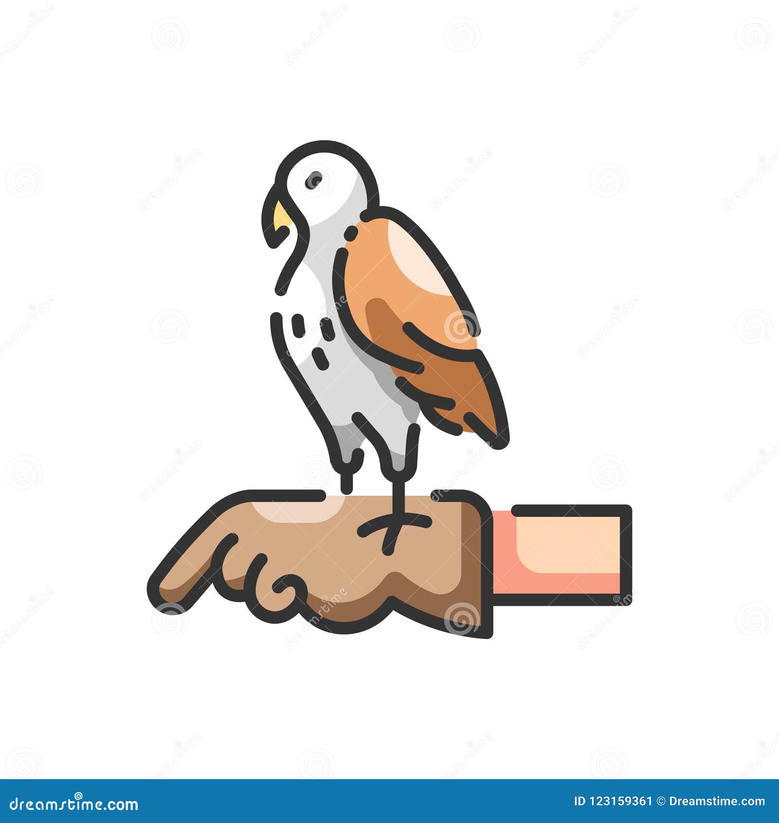 Animal training stock vector. Illustration of outdoor 123159361