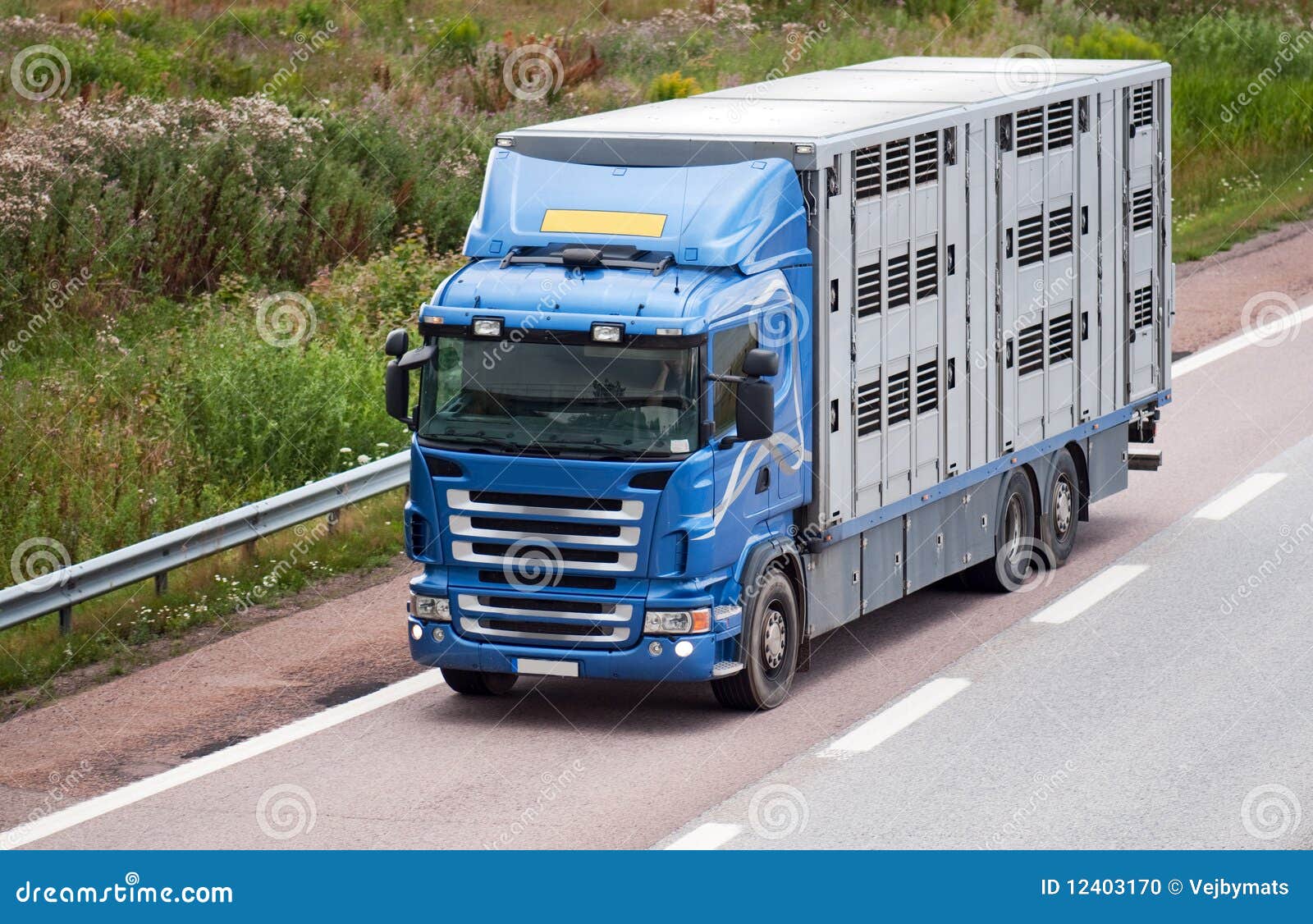 Animal transport. stock photo. Image of view, highway 12403170