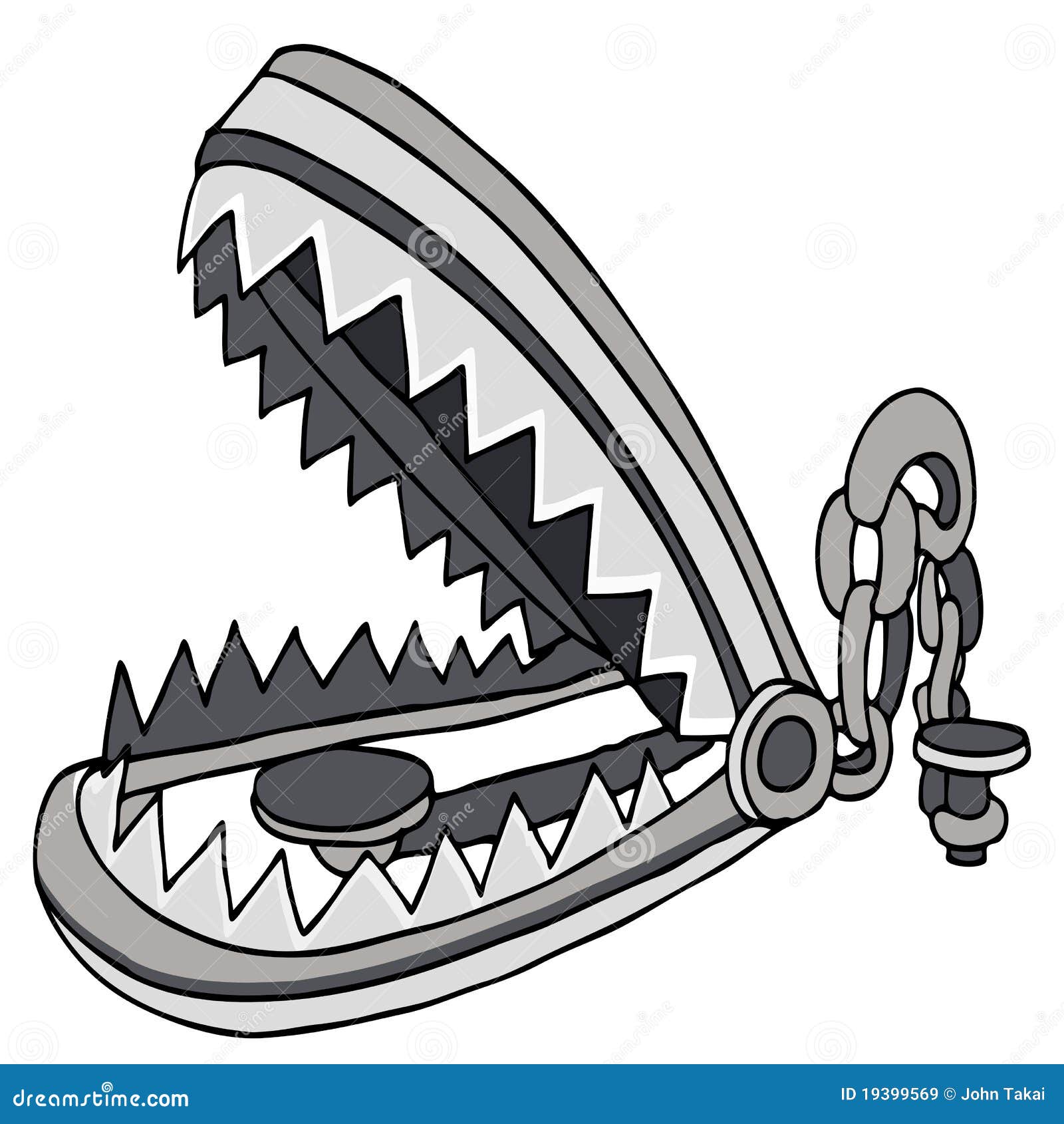 Animal Trap stock vector. Illustration of animal, graphic - 19399569