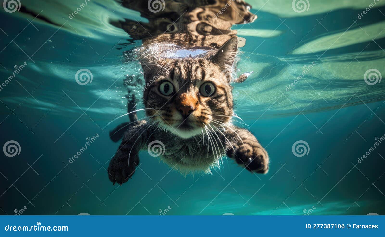 Animal under water stock illustration. Illustration of funny 277387106