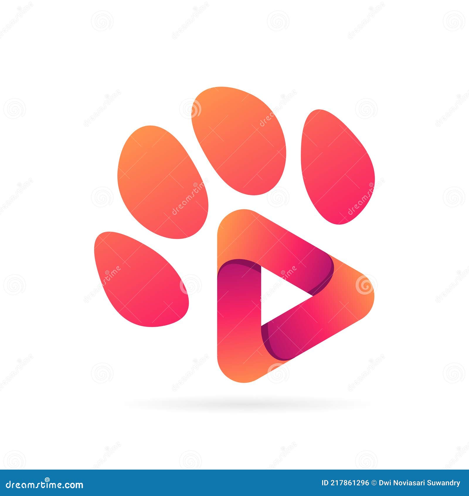 Animal Video Play Logo Symbol Stock Vector - Illustration of flat, design: 217861296 Animal Video Play Logo Symbol Stock Vector - Illustration of flat, design: 217861296