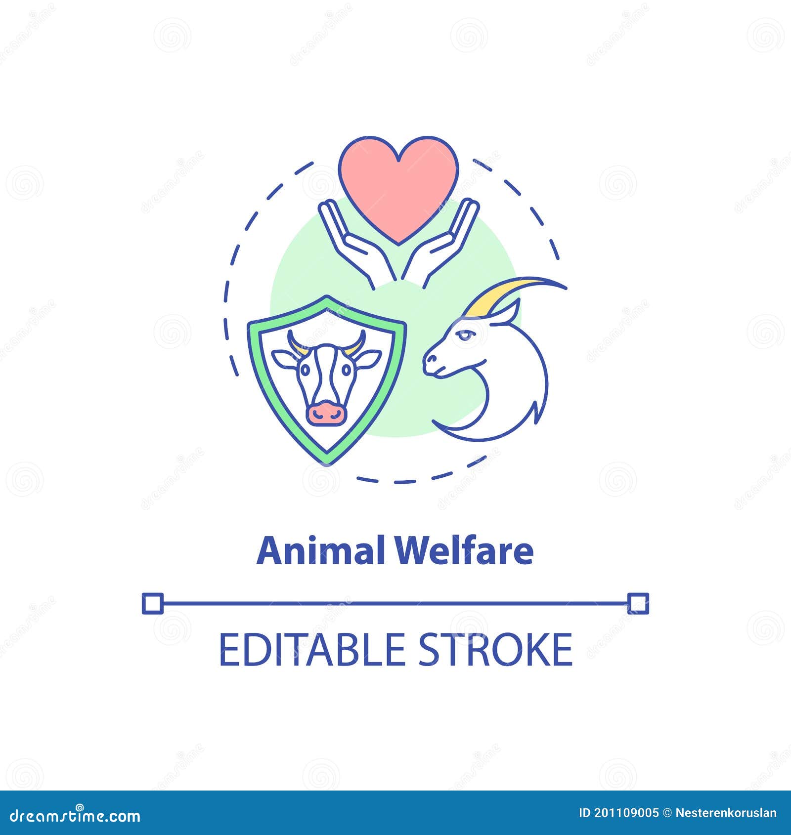 Animal Welfare Concept Icon Stock Vector - Illustration of care, icon: 201109005 Animal Welfare Concept Icon Stock Vector - Illustration of care, icon: 201109005