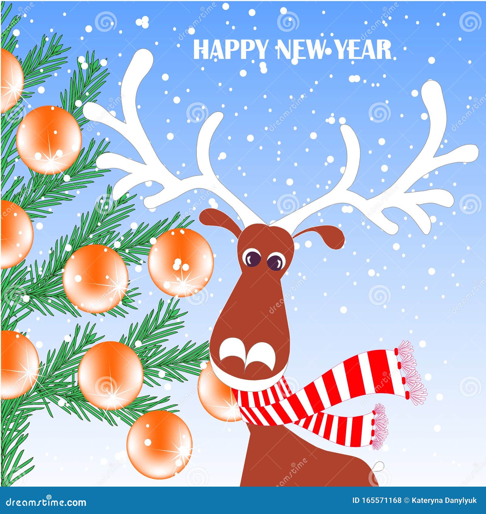 Animales De Dibujos Animados En Azul, árbol De Navidad, Tarjeta De  Felicitación Feliz Año Nuevo Para La Web, Para Diseño De Arte Ilustración  del Vector - Ilustración de elementos, enhorabuena: 165571168