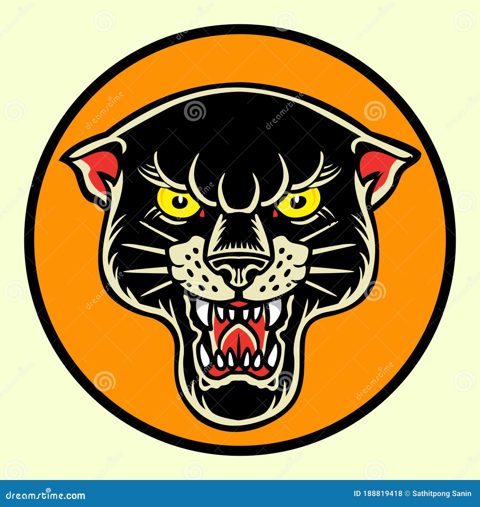 Tiger Black Clip Art Stock Illustrations – 1,107 Tiger Black Clip Art ...