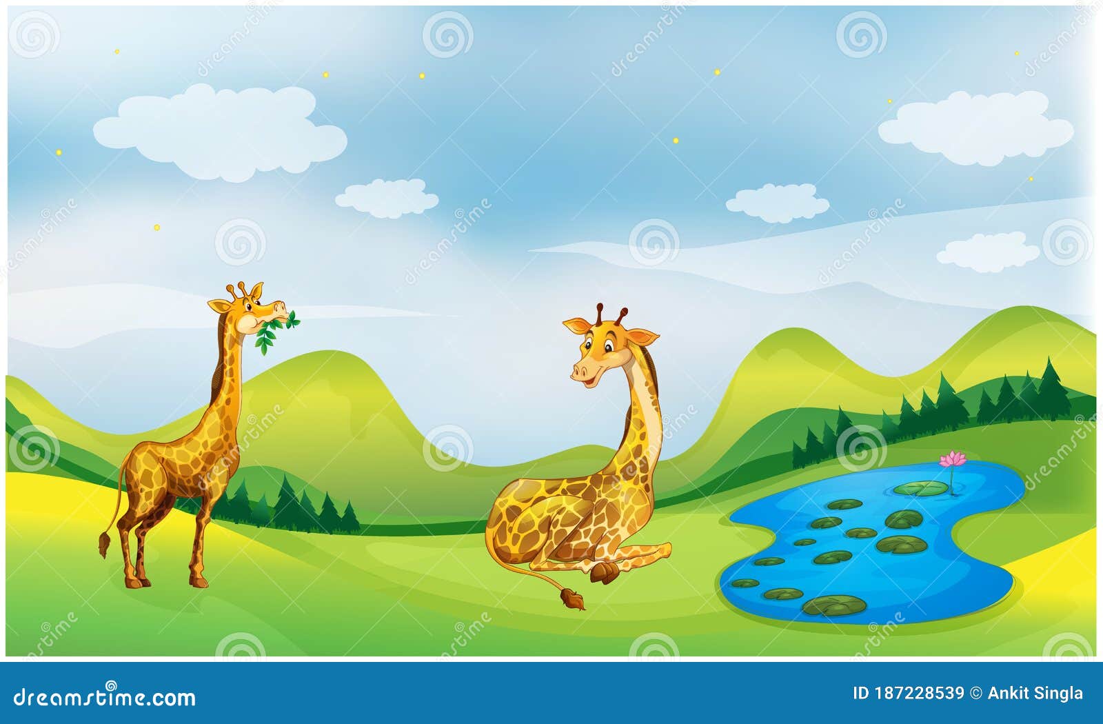 Animals Drinking Water Stock Illustrations – 210 Animals Drinking Water  Stock Illustrations, Vectors & Clipart - Dreamstime